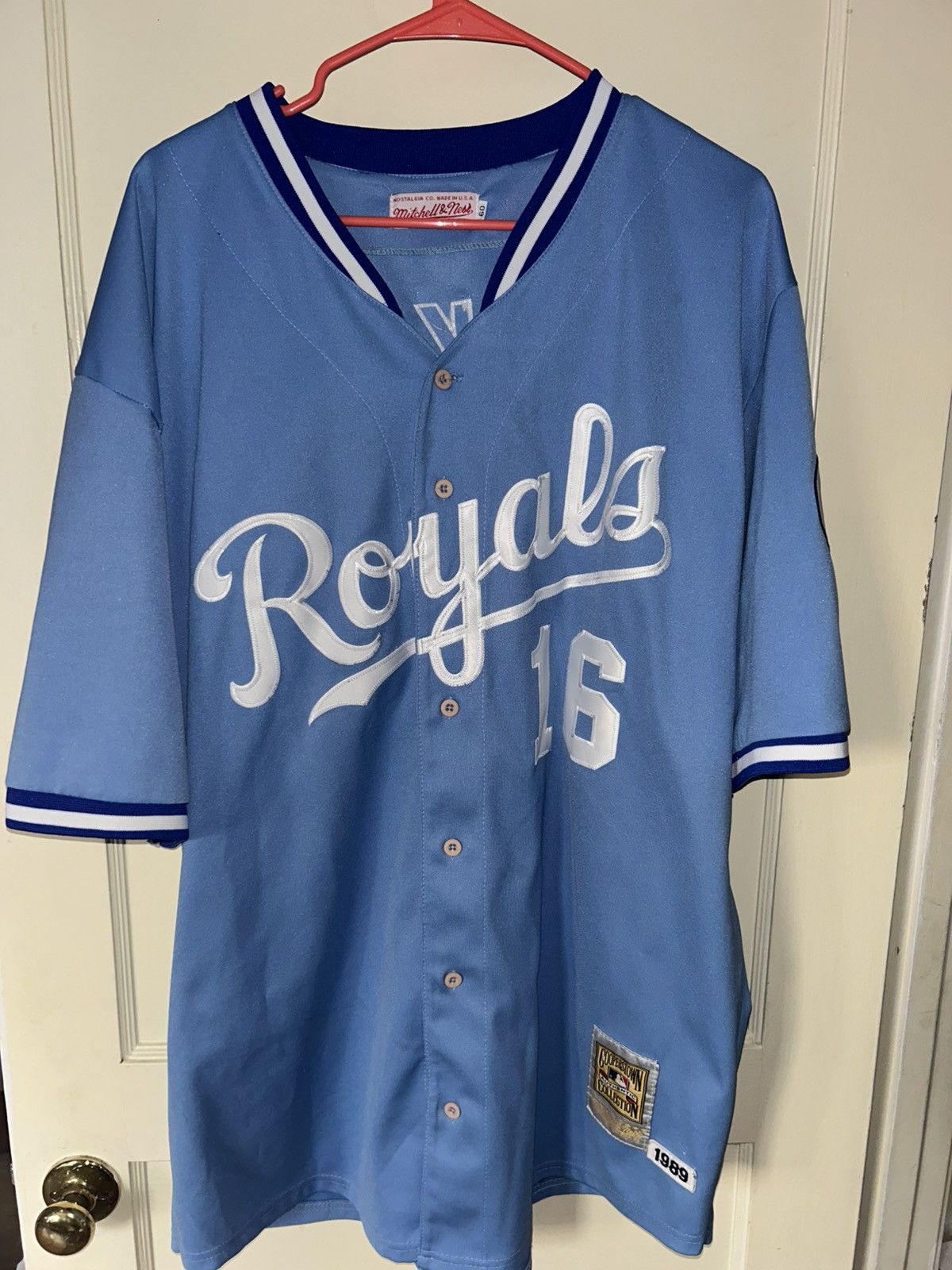 MLB × Mitchell & Ness × Vintage Kansas City Royals Authentic Bo Jackson Jersey Size US XXL / EU 58 / 5 - 1 Thumbnail