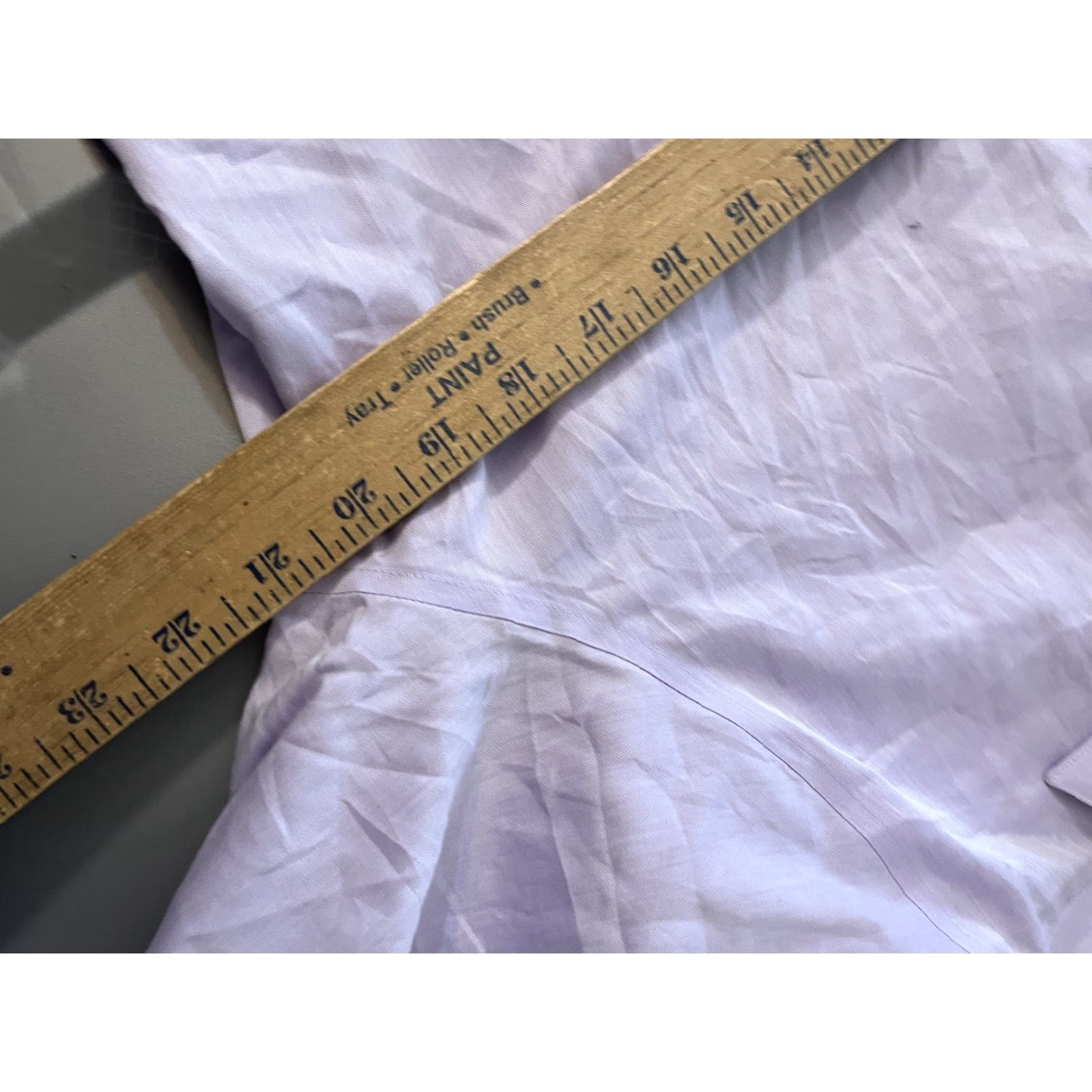 Calvin Klein CALVIN KLEIN Dress Shirt Adult L Purple Slim Fit Non Iron Performance Mens Size US L / EU 52-54 / 3 - 5 Thumbnail