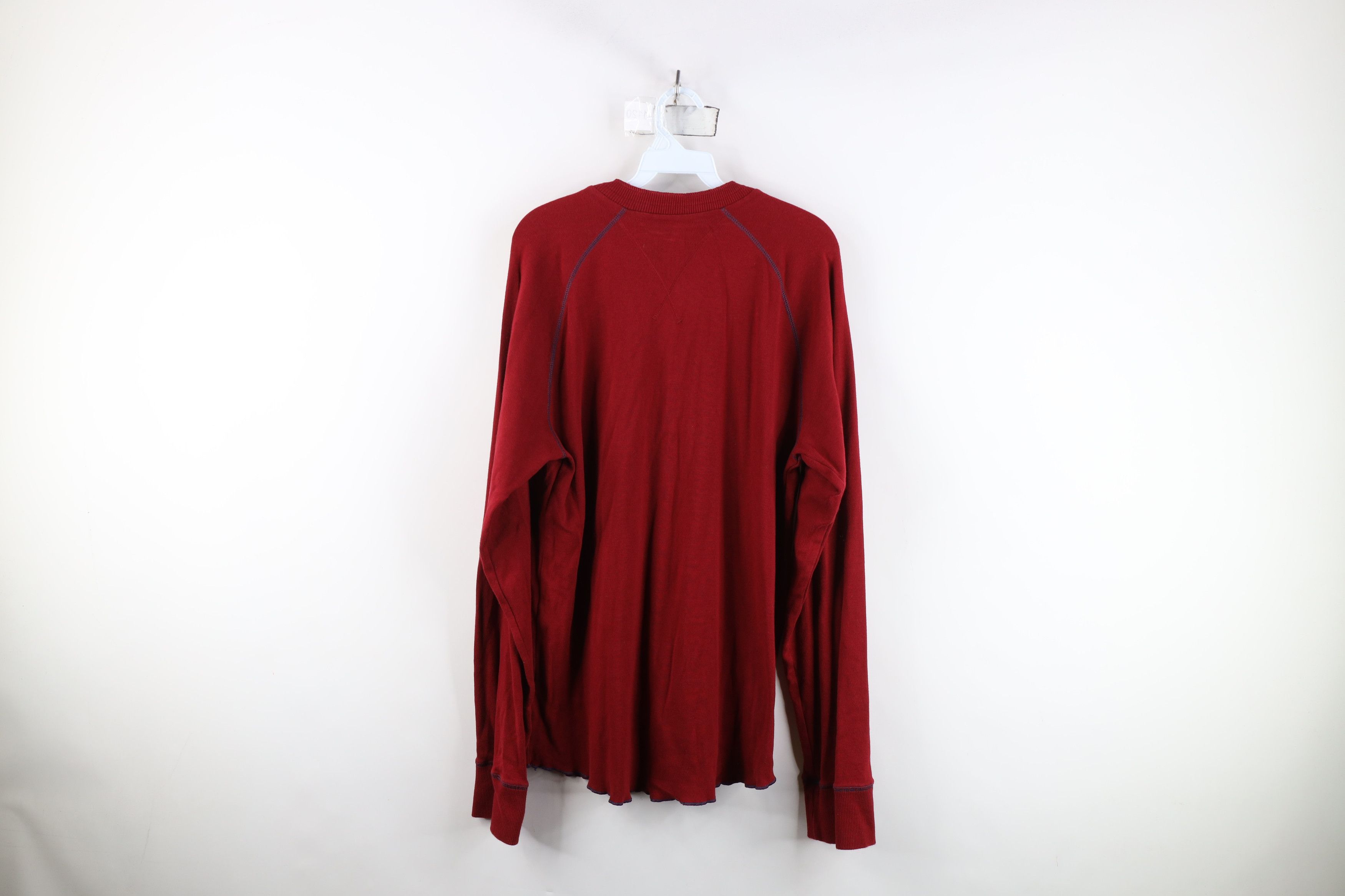 Nike Vintage Y2K Nike Ribbed Knit Long Sleeve Henley T-Shirt Size US L / EU 52-54 / 3 - 11 Thumbnail