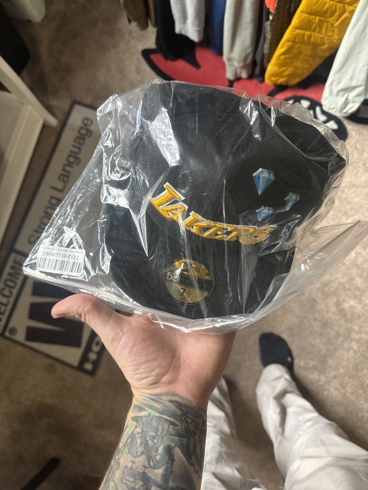 Ben Baller Ben Baller x New Era x Lakers Official Collab Hat Size ONE SIZE - 5 Thumbnail