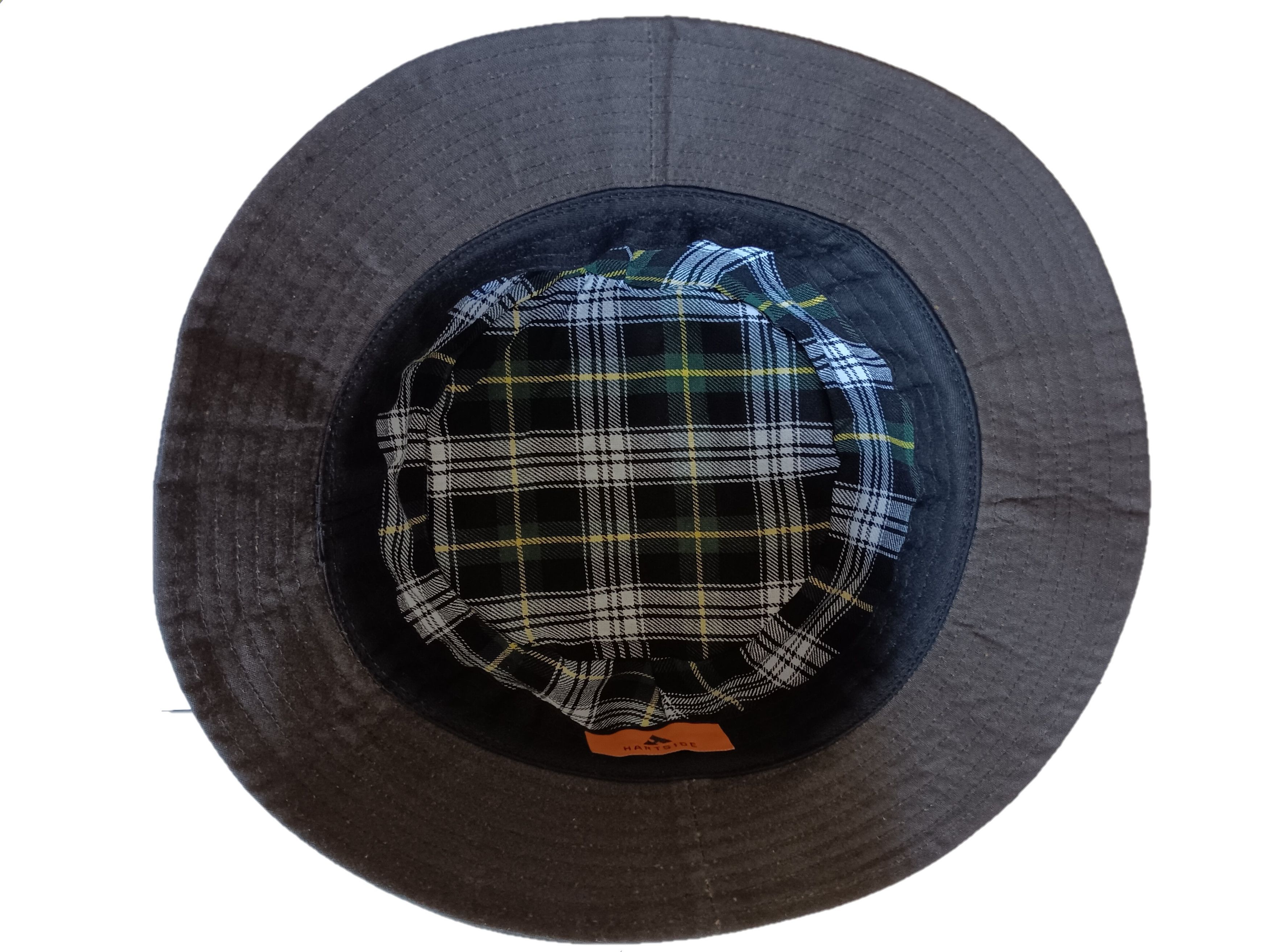 Other LARGE sz HARTSIDE Waxed Cotton Bush Hat HS71 - Dark Olive Size ONE SIZE - 9 Thumbnail