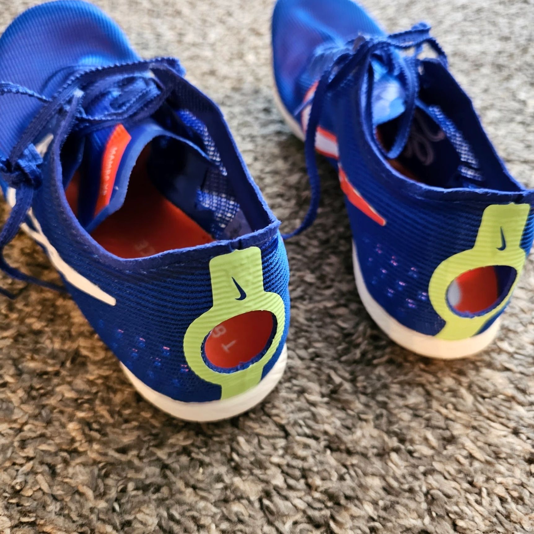 Nike VINTAGE Nike Zoom Mamba 6 Track & Field Mid Long Distance Racer Blue NO SPIKES Size 12 Mens Nike Mamba Sneaker Track & Field Nuggets Size US 12 / EU 45 - 2 Thumbnail