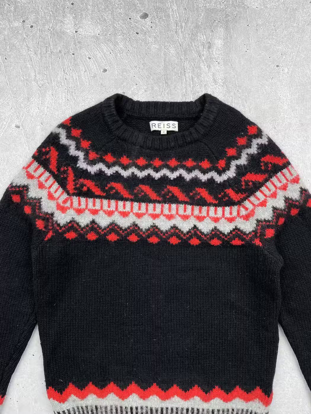 Reiss × Vintage Reiss Vintage Knitted Sweater Size US M / EU 48-50 / 2 - 2 Thumbnail