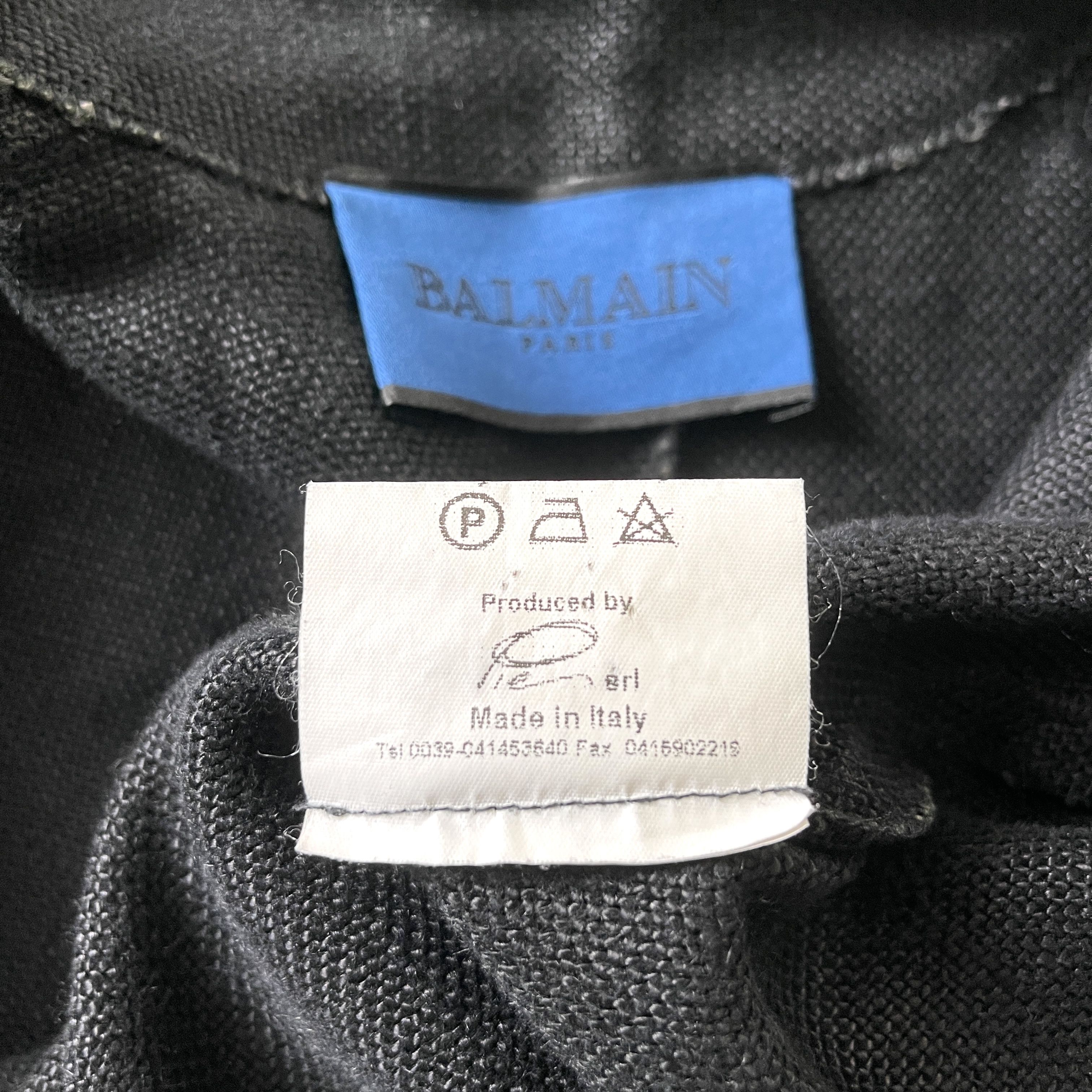Balmain BALMAIN Black Linen Women's Blazer size 46 IT Size L / US 10 / IT 46 - 7 Thumbnail