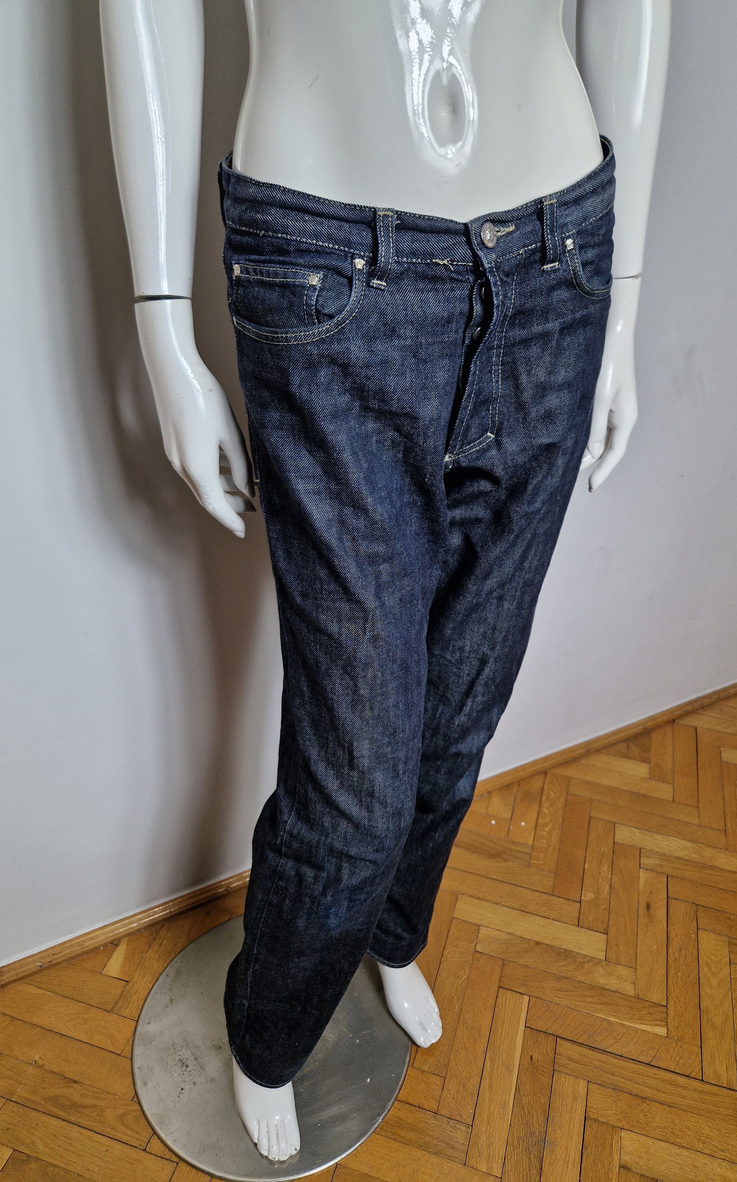 Versace × Vintage Versace Jeans vintage denim pants y2k 2000s Size 26" / US 2 / IT 38 - 4 Thumbnail
