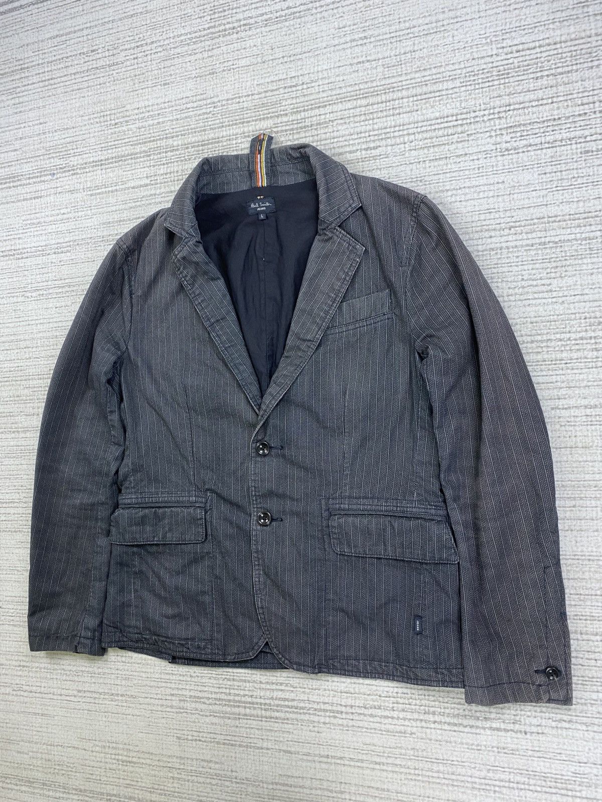 Japanese Brand × Paul Smith × Vintage Vintage Paul Smith Jeans Harringbone Blazer Jacket Size US M / EU 48-50 / 2 - 4 Thumbnail
