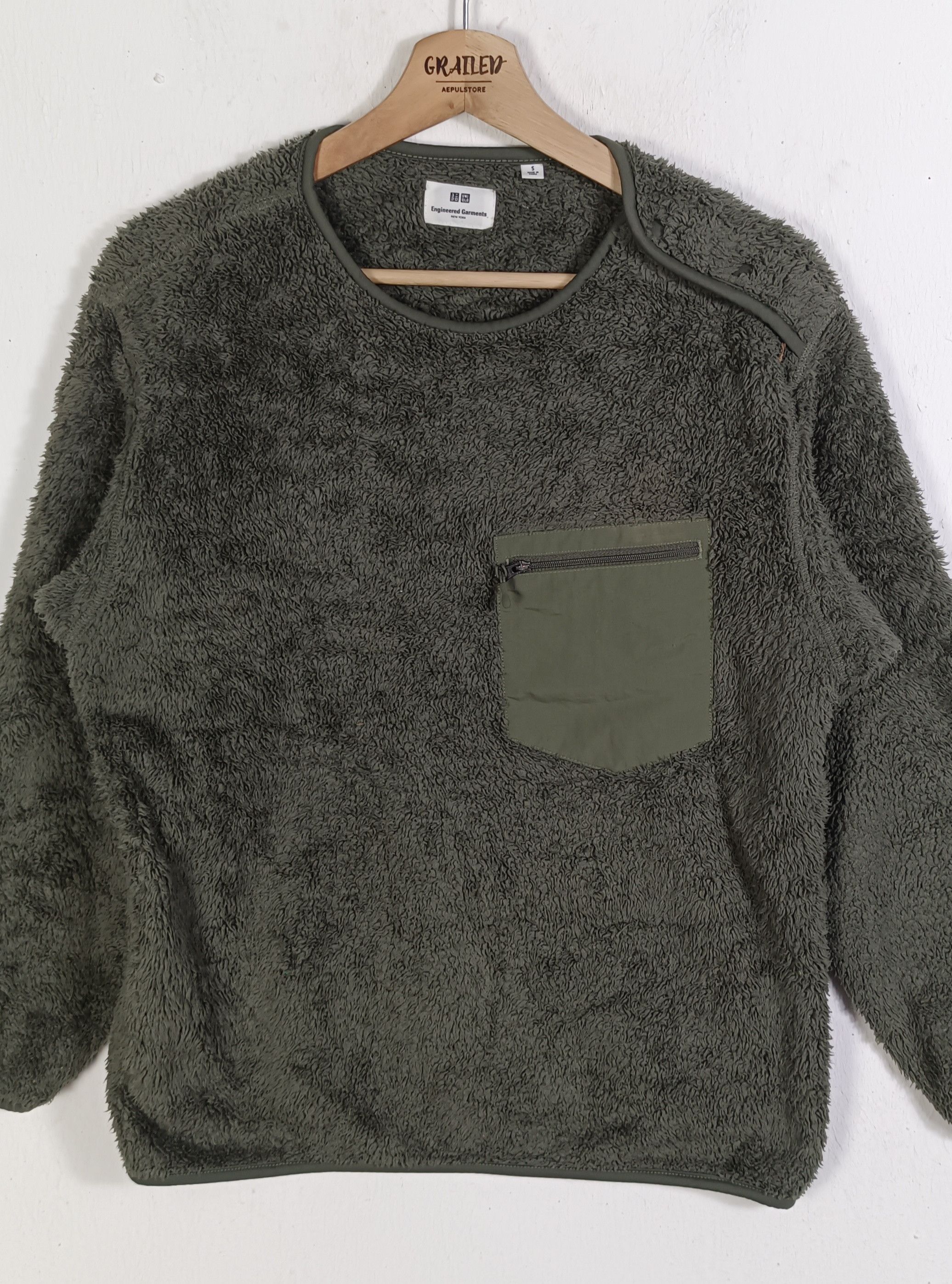 Engineered Garments × Japanese Brand × Uniqlo Engineered Garments Fleece Single Pocket Size US M / EU 48-50 / 2 - 3 Thumbnail