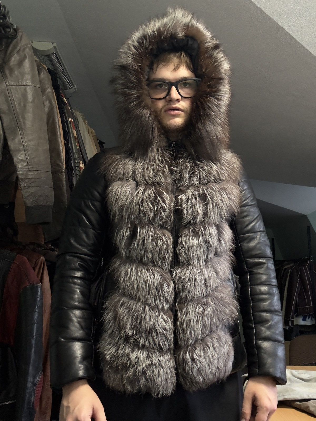 Rick Owens Vintage Japanese Real Leather Fur Jacket Size US M / EU 48-50 / 2 - 7 Thumbnail