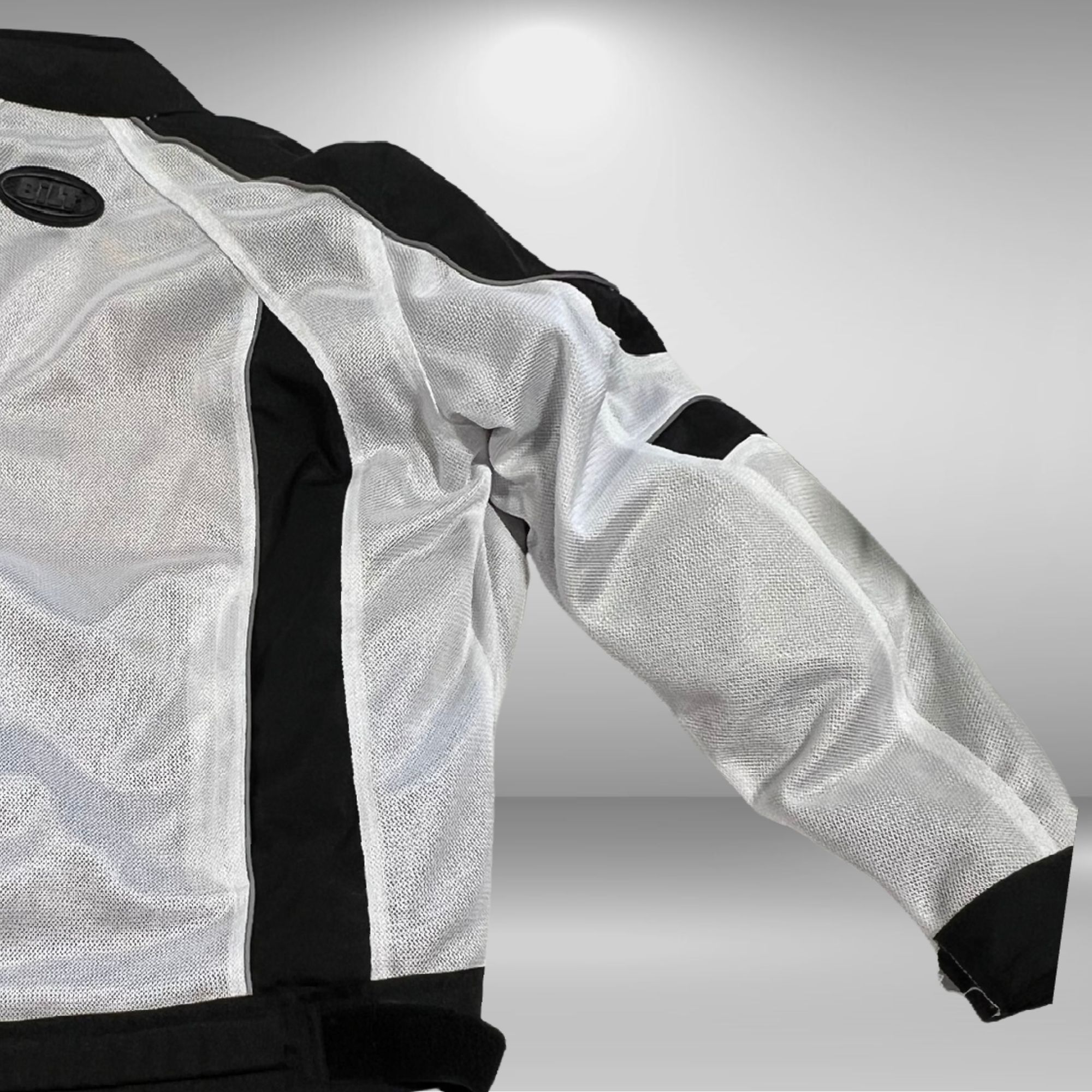 Other BILT Techno 2 Motorcycle Jacket – White/Black, Armored Size L / US 10 / IT 46 - 4 Thumbnail