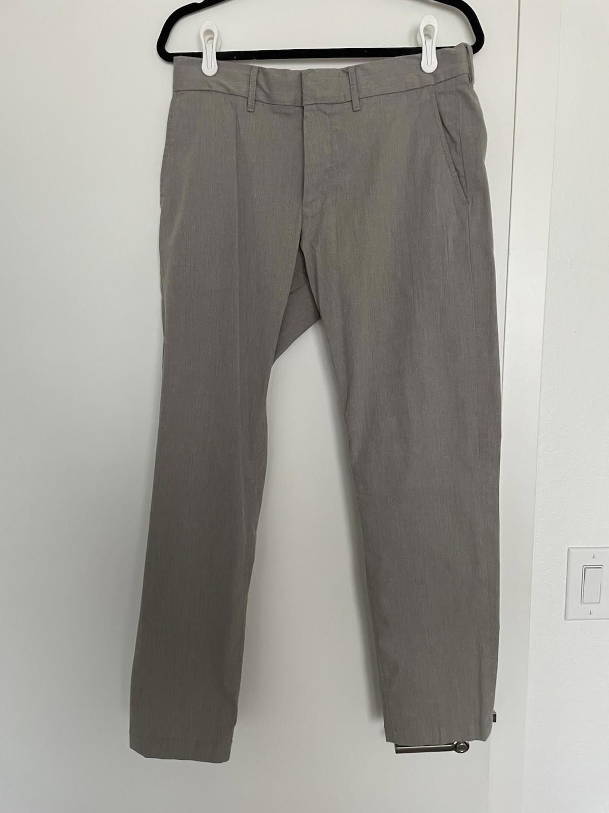 Nordstrom Nordstrom Slim Fit Light Grey Gray Summer Chino 32x30 Size US 32 / EU 48 - 1 Thumbnail