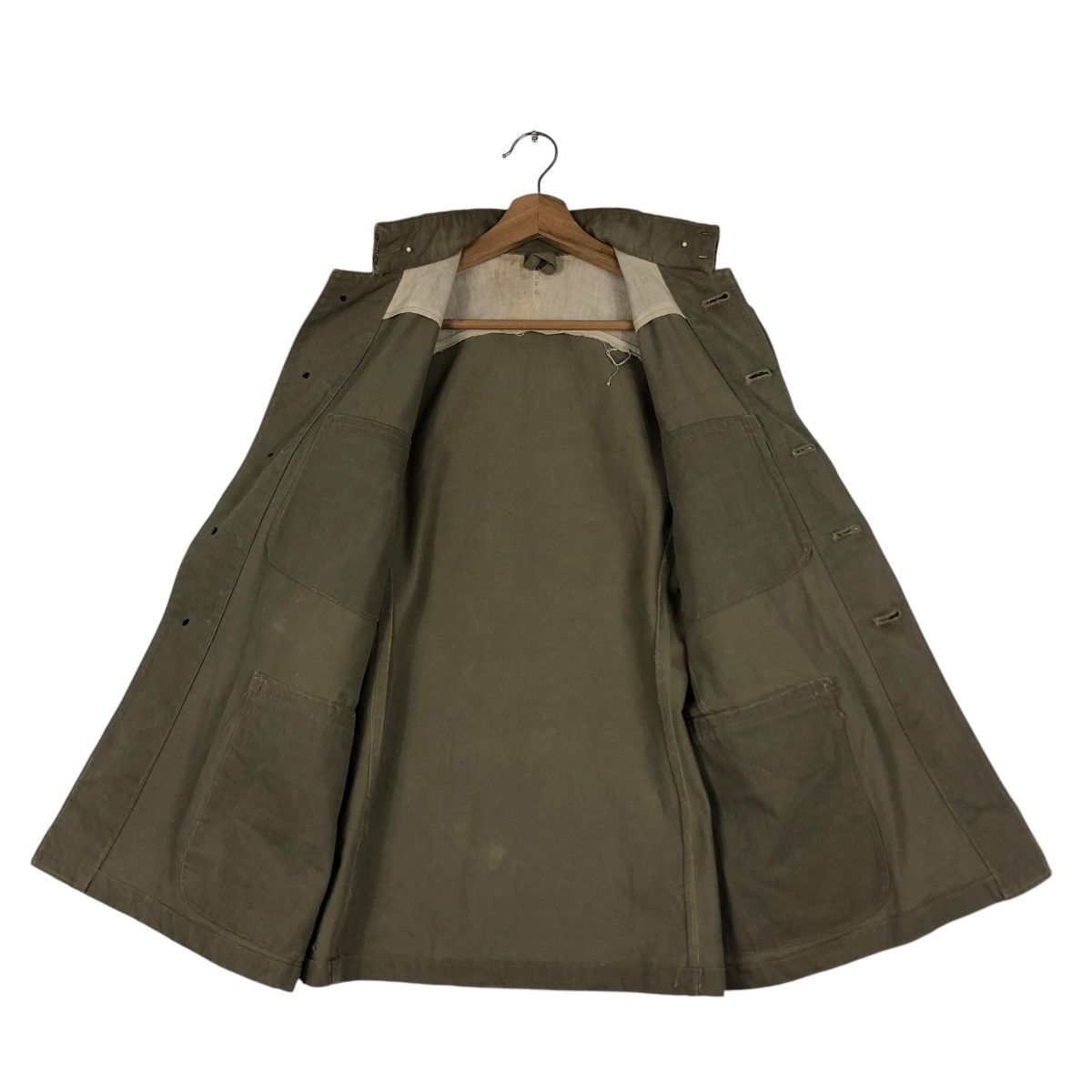 Vintage 🔥TRUE VINTAGE 60’s MILITARY CHORE WORK BUTTON Size US S / EU 44-46 / 1 - 13 Thumbnail