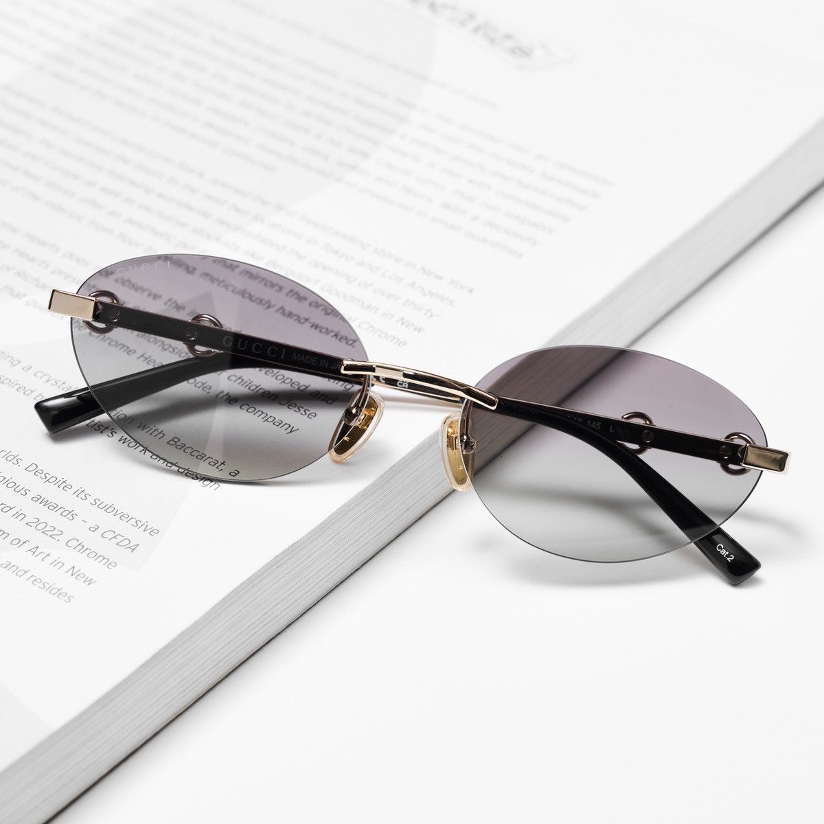 Gucci GUCCI GG2051S 002 SUNGLASSES Size ONE SIZE - 6 Thumbnail