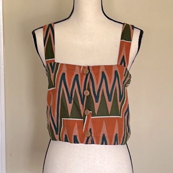 Veronica Beard Veronica Beard Tiffany Crop Top Size L / US 10 / IT 46 - 1 Thumbnail
