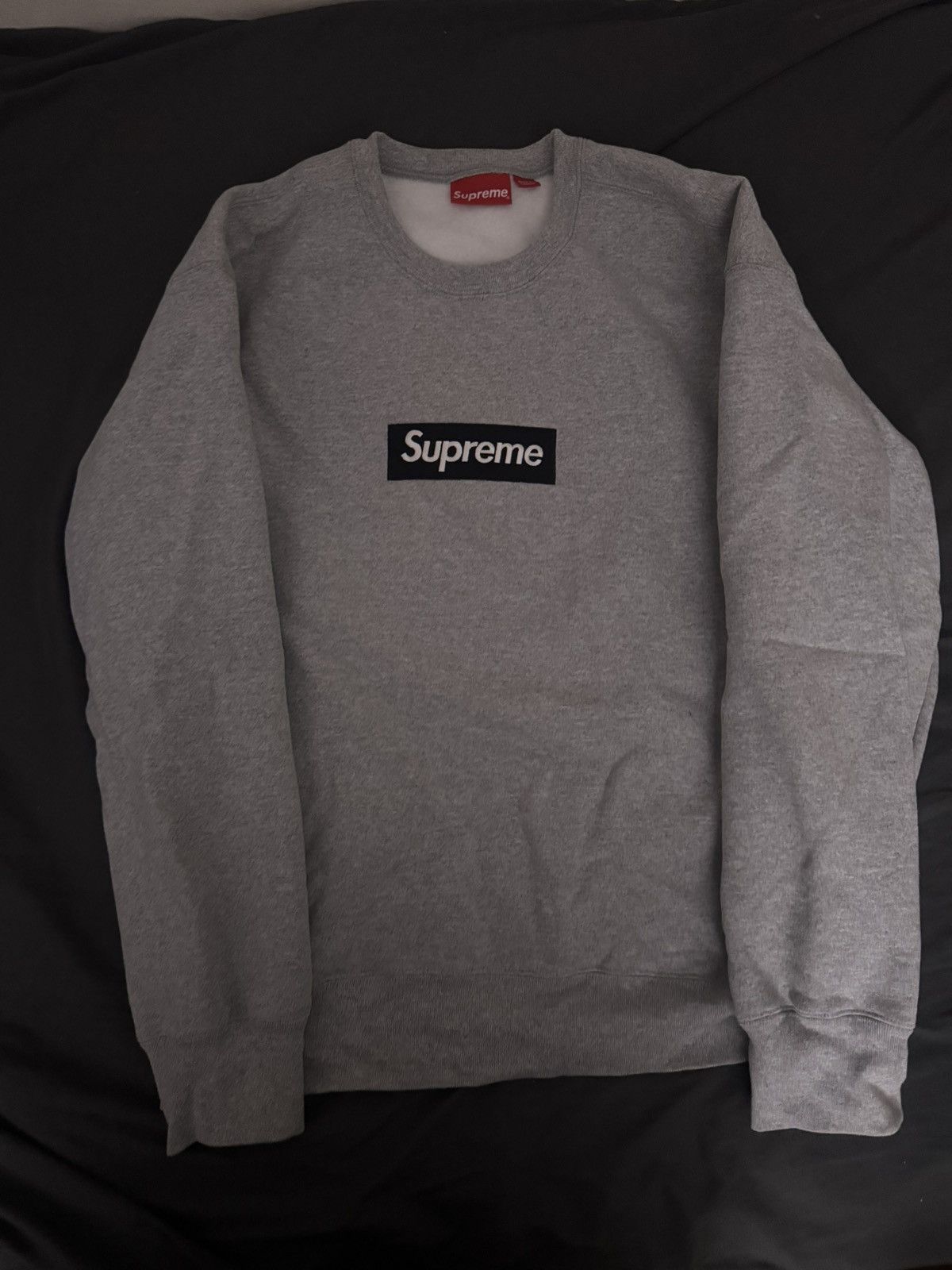 Supreme Supreme Box Logo Crewneck F/W 22 Grey | Grailed 