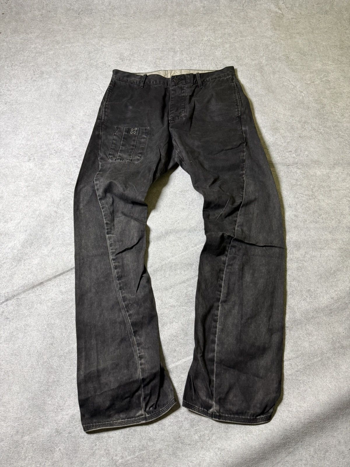 Skull Allsaints Rick Owens Style Drop Crotch Jeans