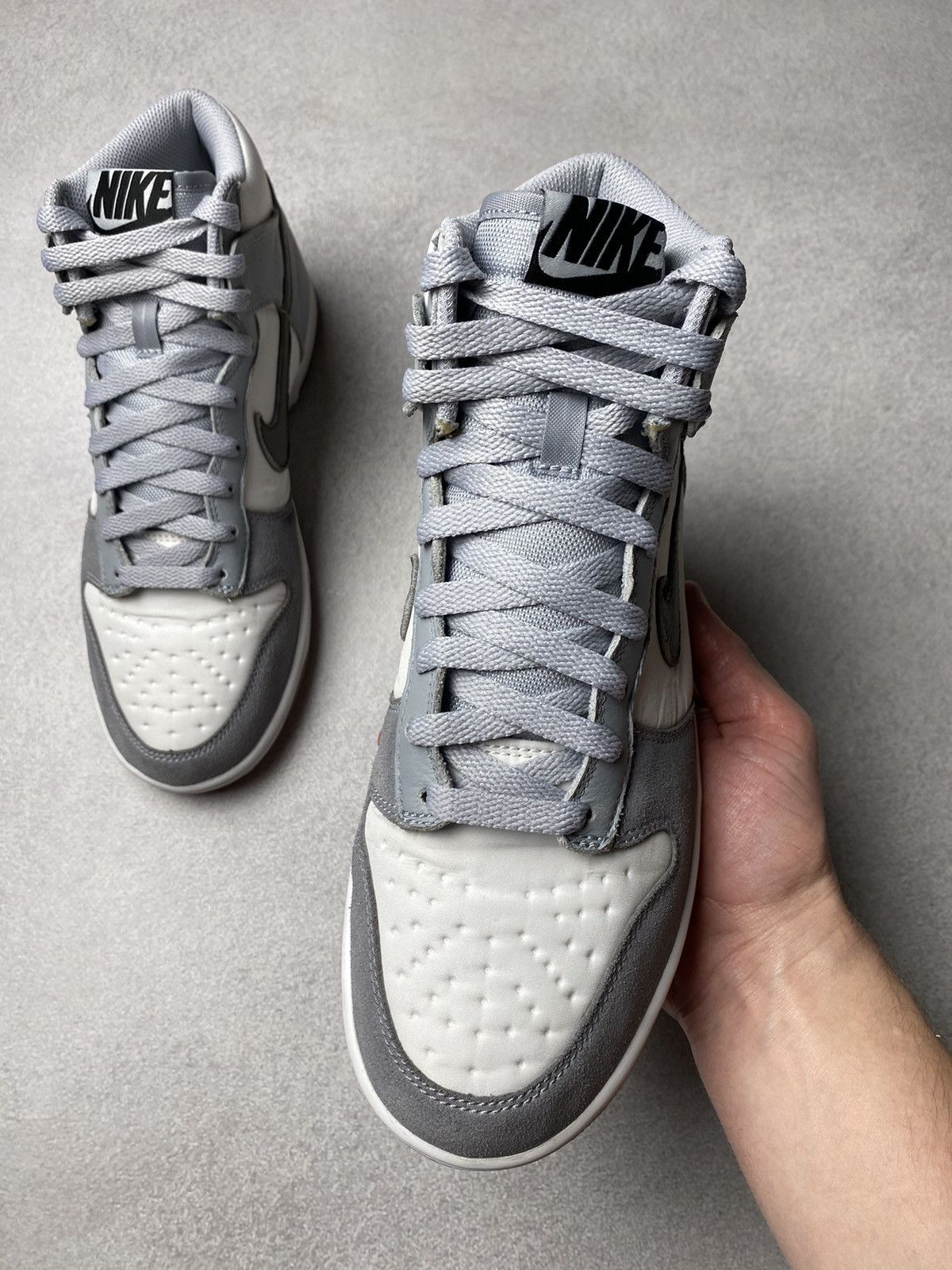 Nike 🔥RARE🔥 1 OF 1 Nike Dunk ID Low sneakers grey / white US8 Size US 8 / EU 41 - 9 Thumbnail