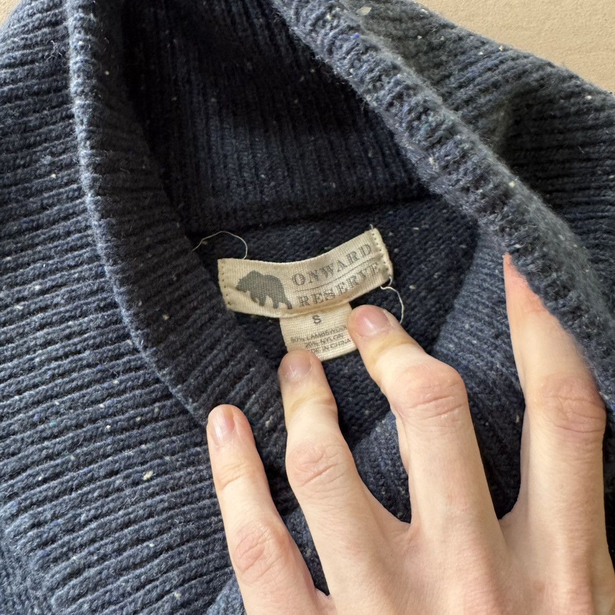 Designer × Vintage Onward Reserve Shawl Collar Sweater Size US L / EU 52-54 / 3 - 3 Thumbnail