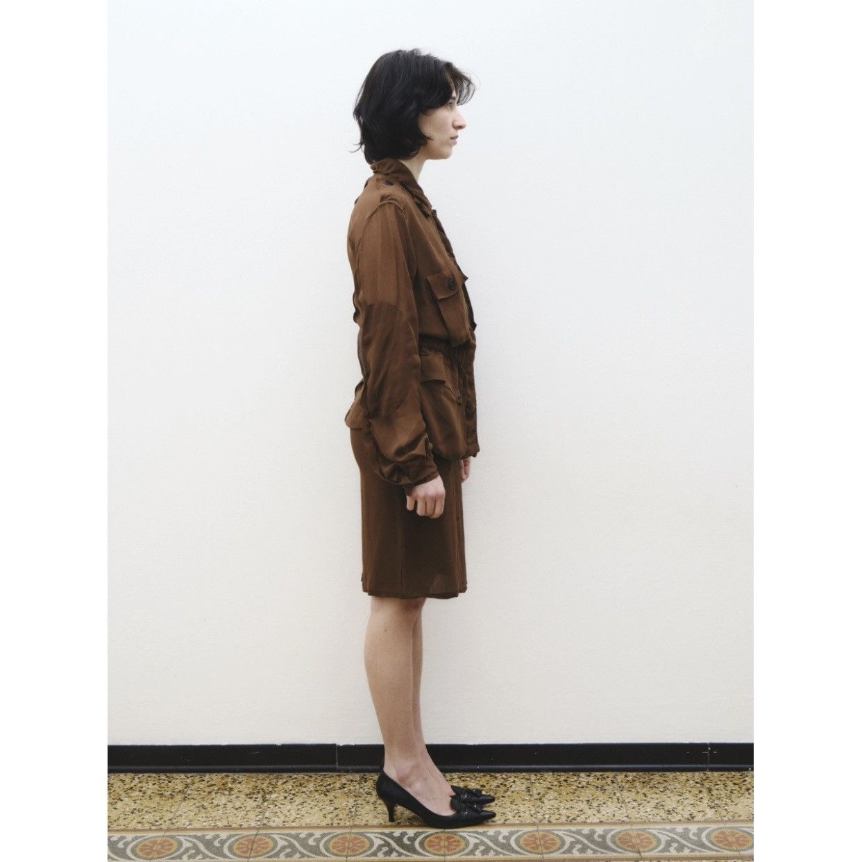 Yves Saint Laurent Yves Saint Laurent by Tom Ford silk safari suit. Size S / US 4 / IT 40 - 3 Thumbnail
