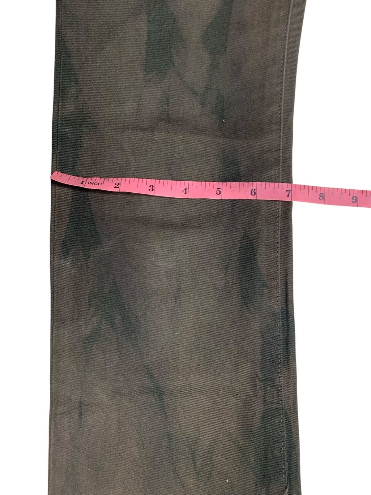 Tornado Mart Tornado Mart Olive Washed Bootcut Flare Pants Size US 30 / EU 46 - 4 Thumbnail