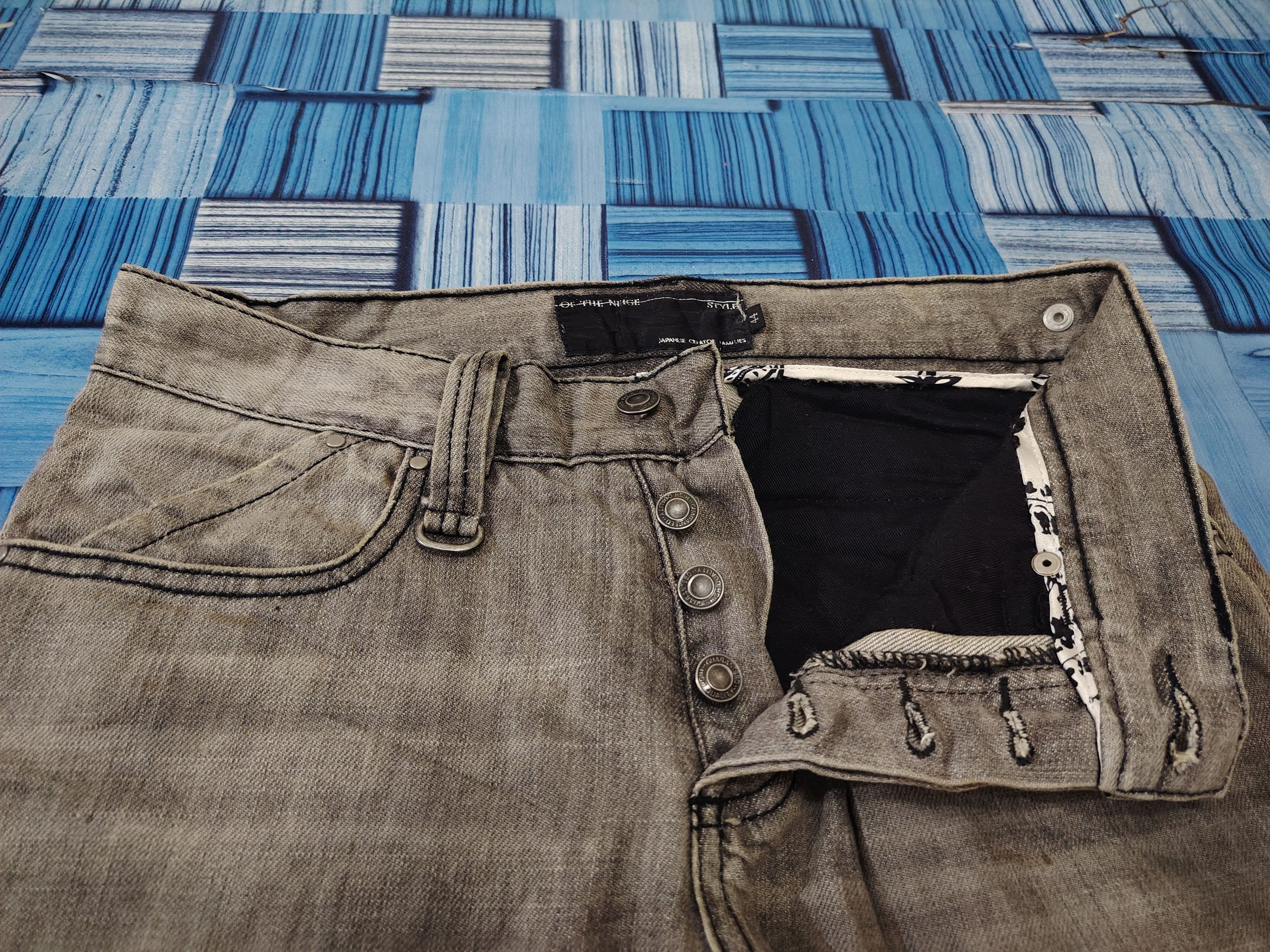 If Six Was Nine Of the neige style Japanese creator Families flare jeans Size US 30 / EU 46 - 7 Thumbnail