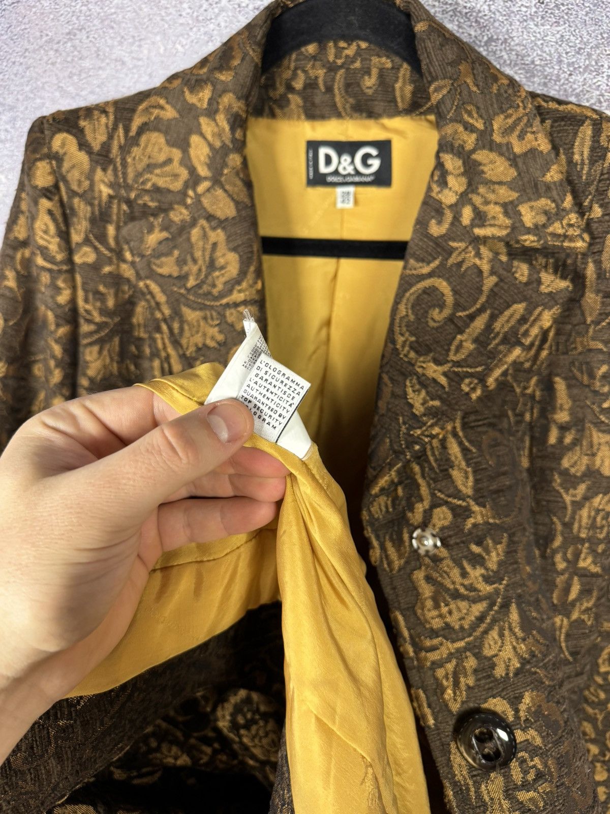 Dolce & Gabbana × Vintage Vintage Dolce Gabbana Retro Paisley Print Woman Coat 28/42sz Size M / US 6-8 / IT 42-44 - 18 Thumbnail