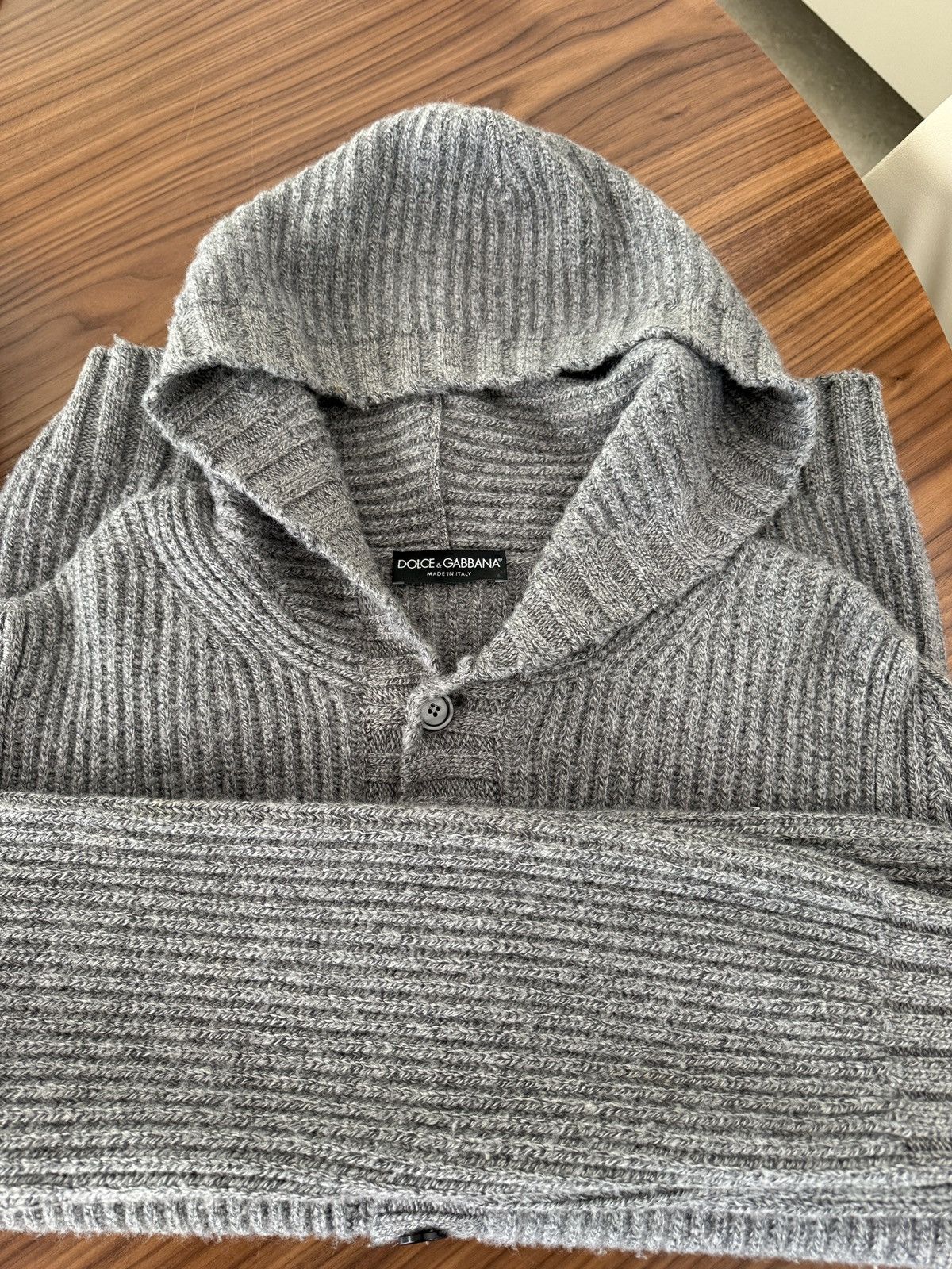 Dolce & Gabbana Dolce & Gabbana Men’s Cardigan with hood Size US XXL / EU 58 / 5 - 3 Thumbnail