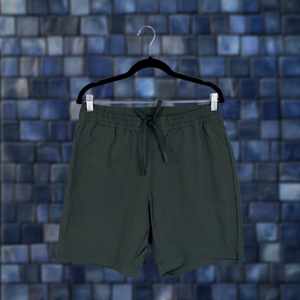 Cuts Cuts Shorts Mens Large Green Ripstop Athletic Quick Dry Drawstring Pockets Run Size US 33 - 1 Thumbnail
