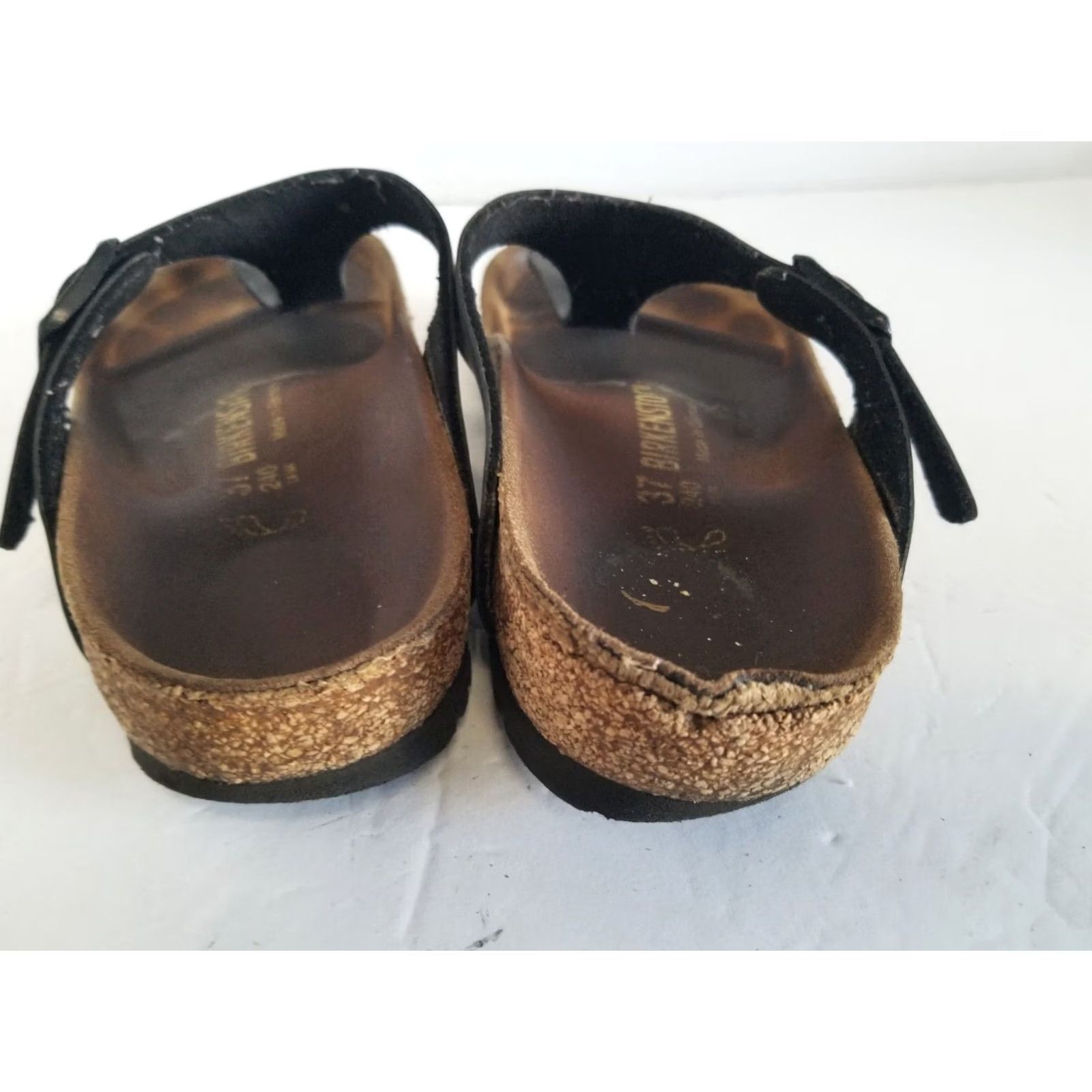 Birkenstock Birkenstock Gizeh Gladiator Sandals Black Women 37 US 6 See Pics Buckle Thong Flat Sandal Size US 6 / IT 36 - 3 Thumbnail