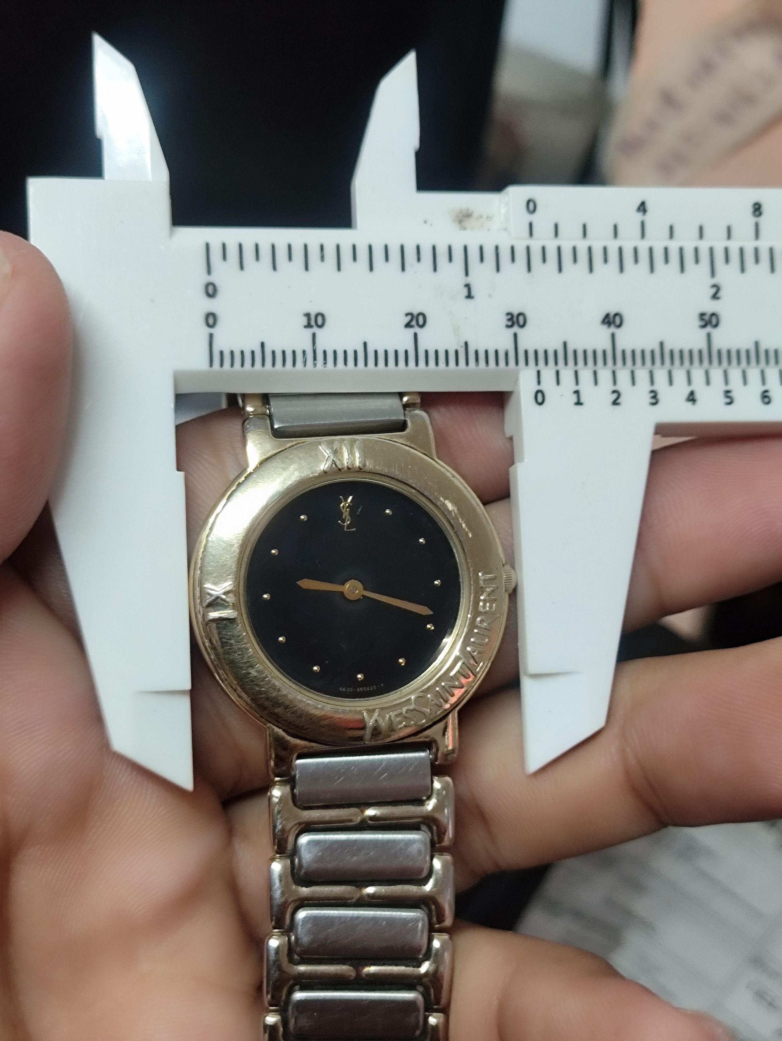 Designer × Vintage × Yves Saint Laurent Vintage Yves Saint Laurent Ladies Watch (Fully steel) Size ONE SIZE - 3 Thumbnail