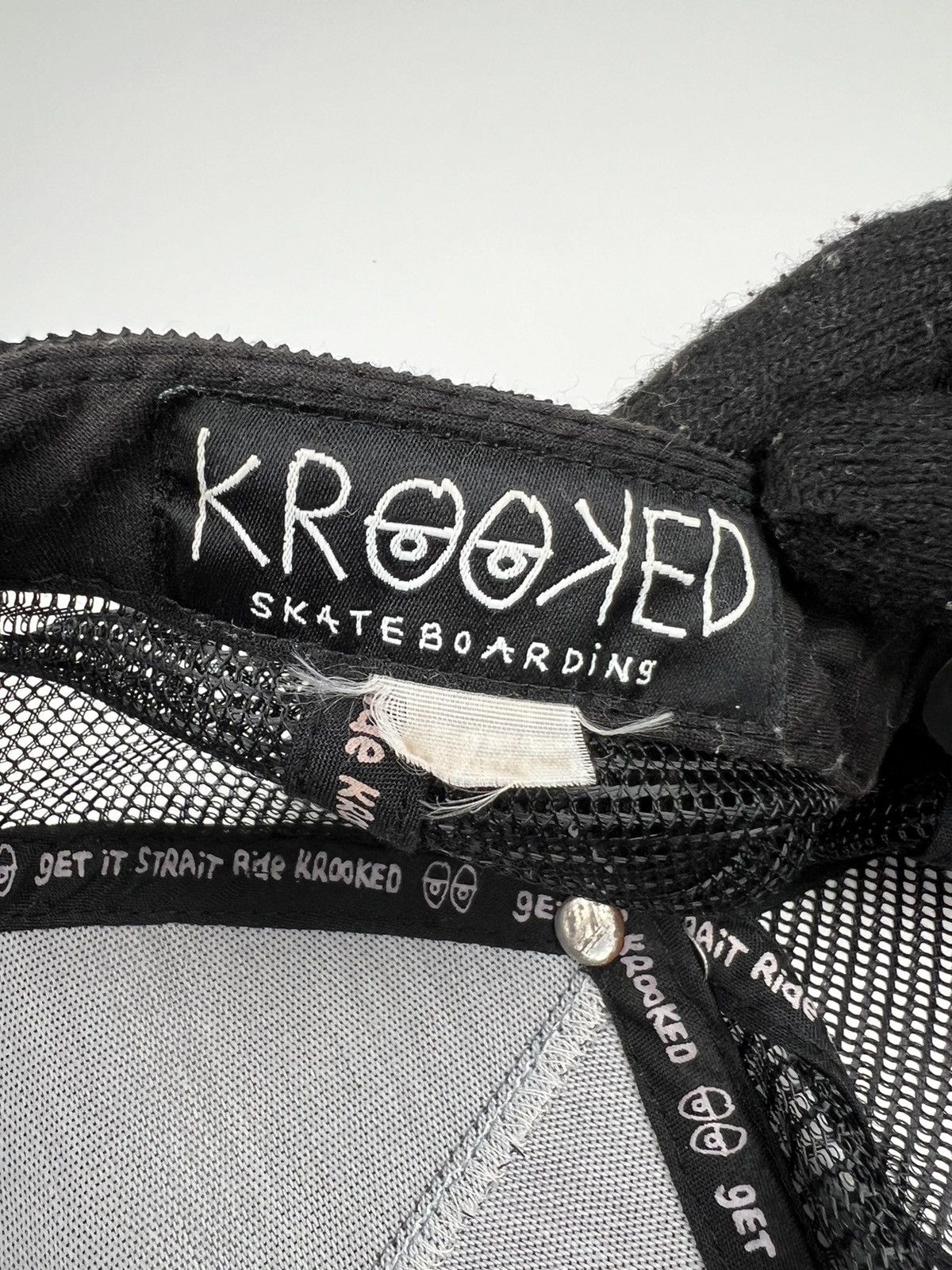 Krooked Krooked Skateboarding Trucker Hat Size ONE SIZE - 7 Thumbnail