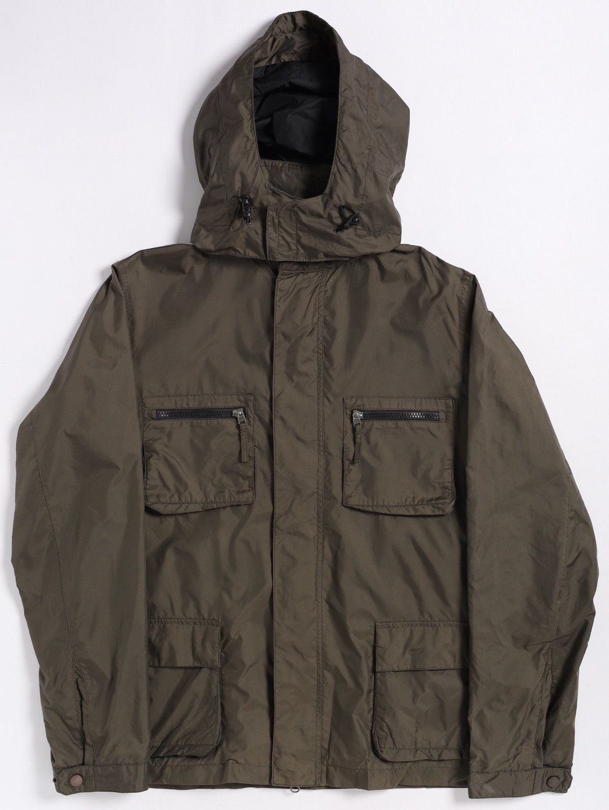 Aspesi Alberto Aspesi Tech Nylon Multipocket Jacket Khaki Olive Size US L / EU 52-54 / 3 - 1 Thumbnail
