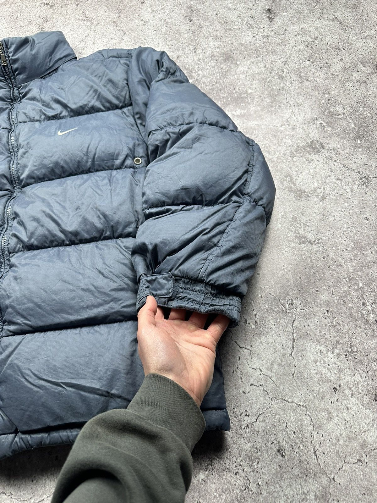 Nike 2000s💙 Nike Vintage Puffer Down Jacket Y2K Size US L / EU 52-54 / 3 - 11 Thumbnail
