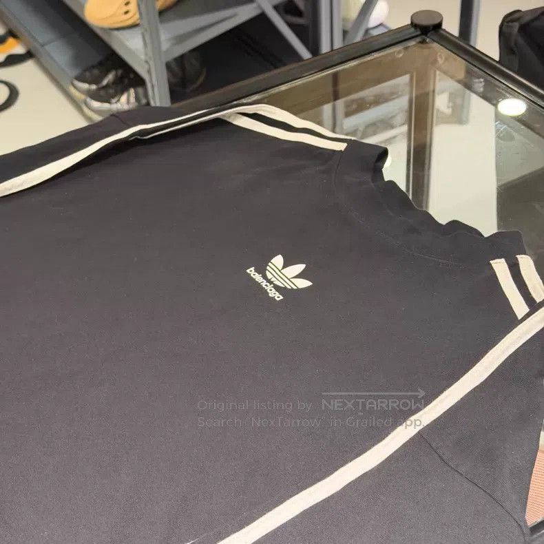 Balenciaga Balenciaga adidas Collab Short Sleeve T-Shirt Size US S / EU 44-46 / 1 - 5 Thumbnail