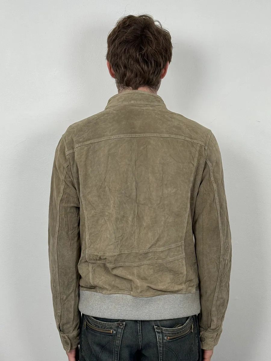 Dolce & Gabbana 2000s Dolce & Gabbana Grey Suede Leather Jacket Size US M / EU 48-50 / 2 - 3 Thumbnail