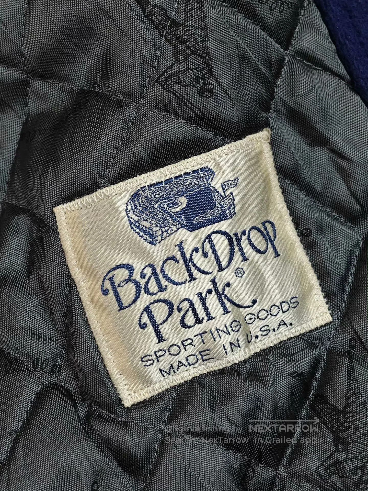 MLB Vintage Wool and Leather Baseball Jacket. Size US L / EU 52-54 / 3 - 6 Thumbnail
