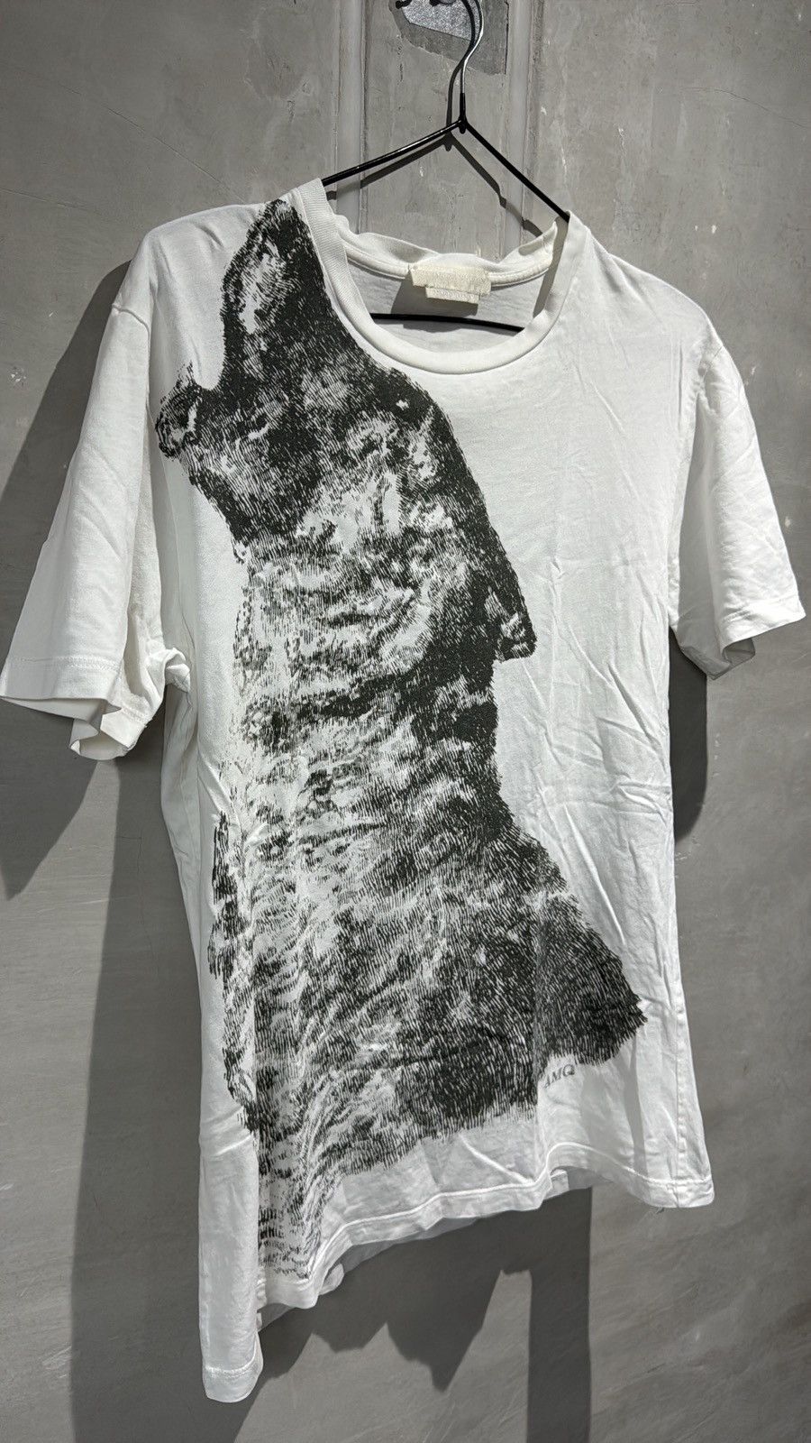 Alexander McQueen 2008 VINTAGE ALEXANDER MCQUEEN WOLF TSHIRT Size US S / EU 44-46 / 1 - 15 Thumbnail