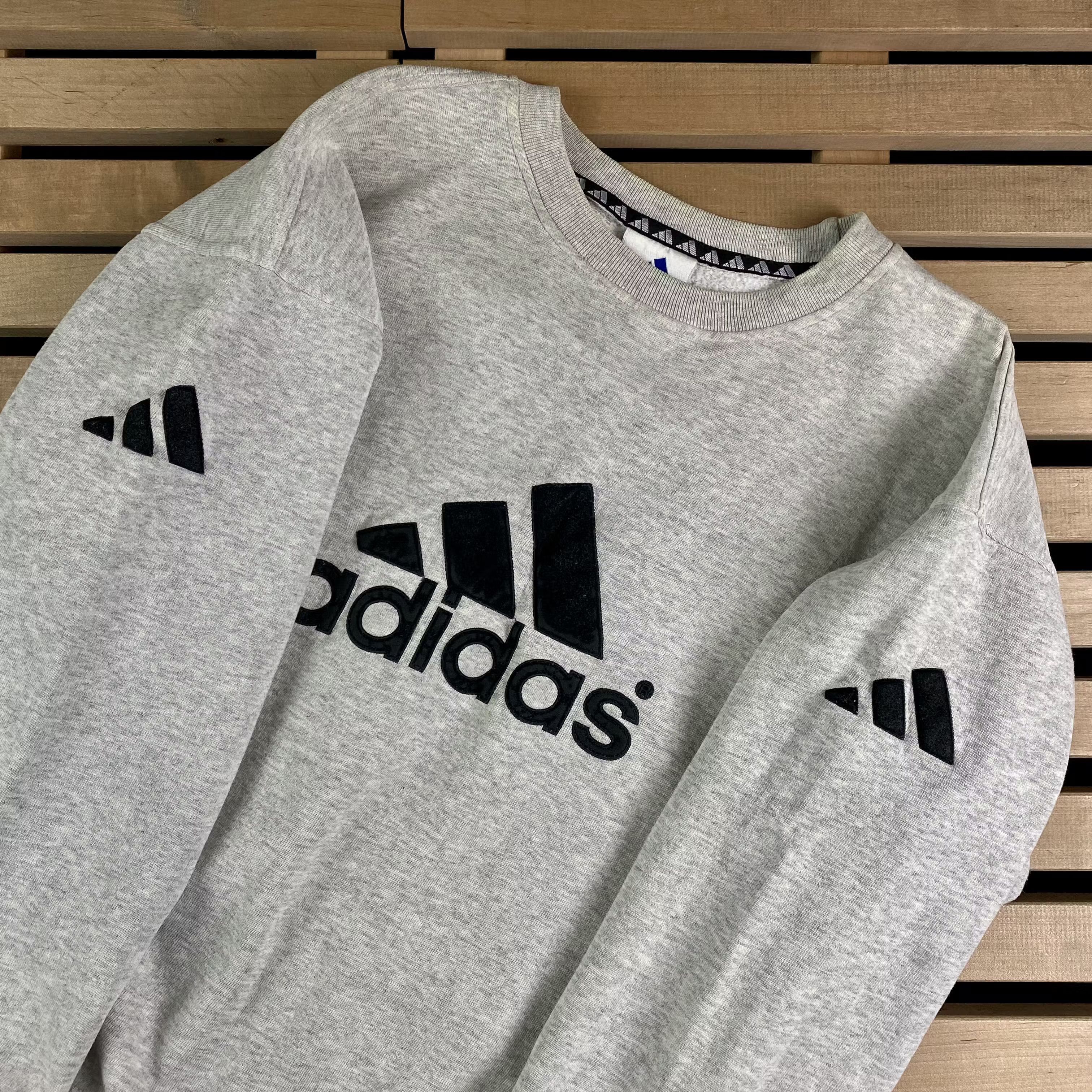 Adidas × Vintage Mens Sweatshirt Adidas Vintage Big Logo Size S Size US S / EU 44-46 / 1 - 4 Thumbnail