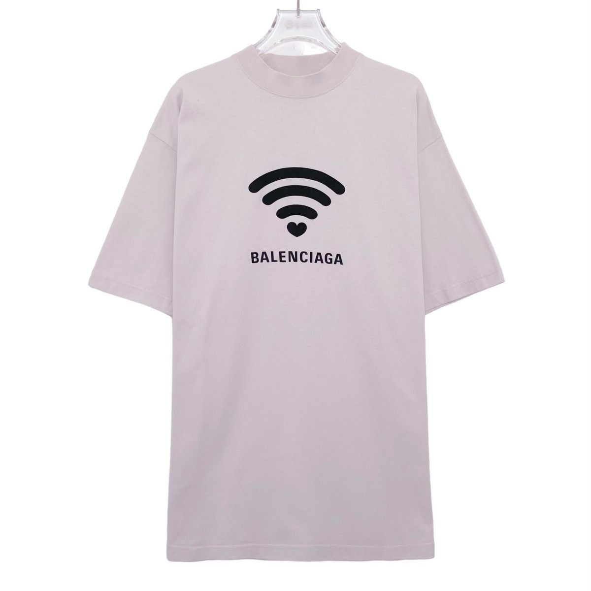 Balenciaga Pink Short-Sleeve Graphic Shirt - XXS Size US XXS / EU 40 - 1 Thumbnail
