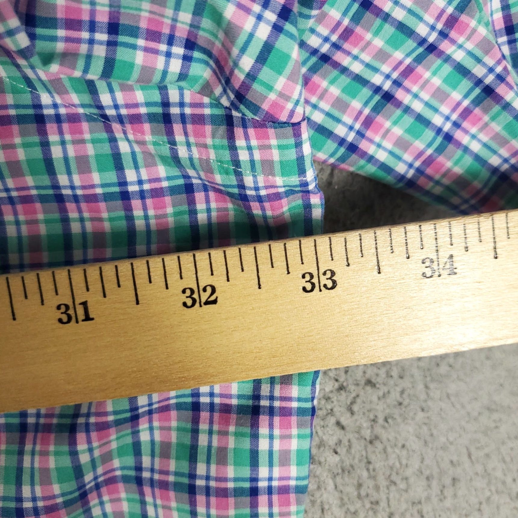 Ralph Lauren Ralph Lauren Shirt Mens 3XB Blue Pink Plaid Stretch Pony Button Up Long Sleeve Button-Up Size US XXL / EU 58 / 5 - 6 Thumbnail