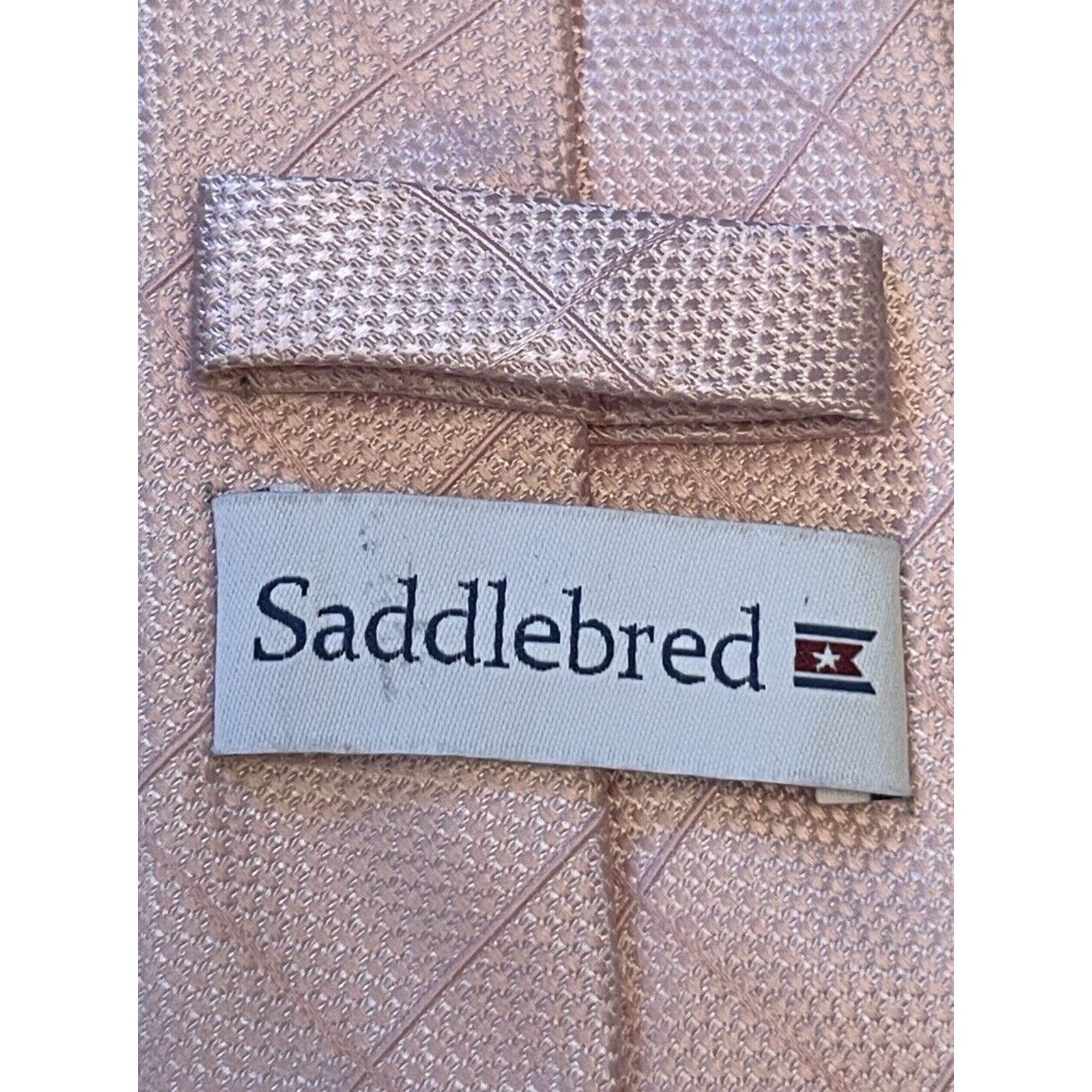 Saddlebred Saddlebred Pink 55% Polyester 45% Silk Made In China Size ONE SIZE - 8 Thumbnail