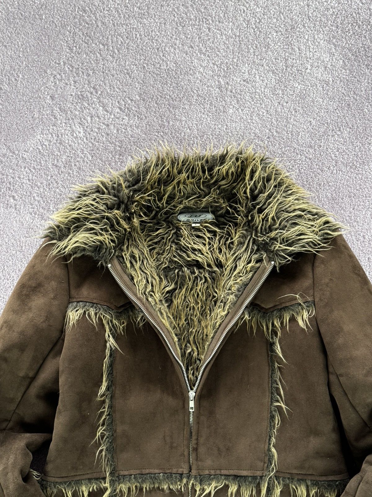 If Six Was Nine Y2K If Six Was Nine Style Glamour Faux Fur Jacket Size L / US 10 / IT 46 - 8 Thumbnail