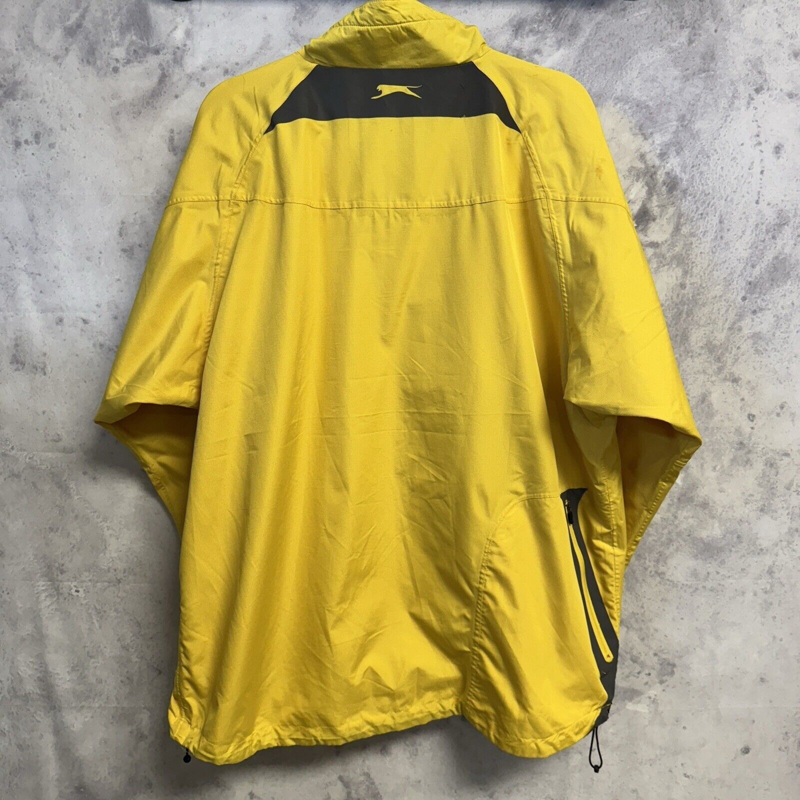 Other Slazenger Golf Jacket Mens Large Yellow Full Zip Embroidered Size US L / EU 52-54 / 3 - 2 Thumbnail