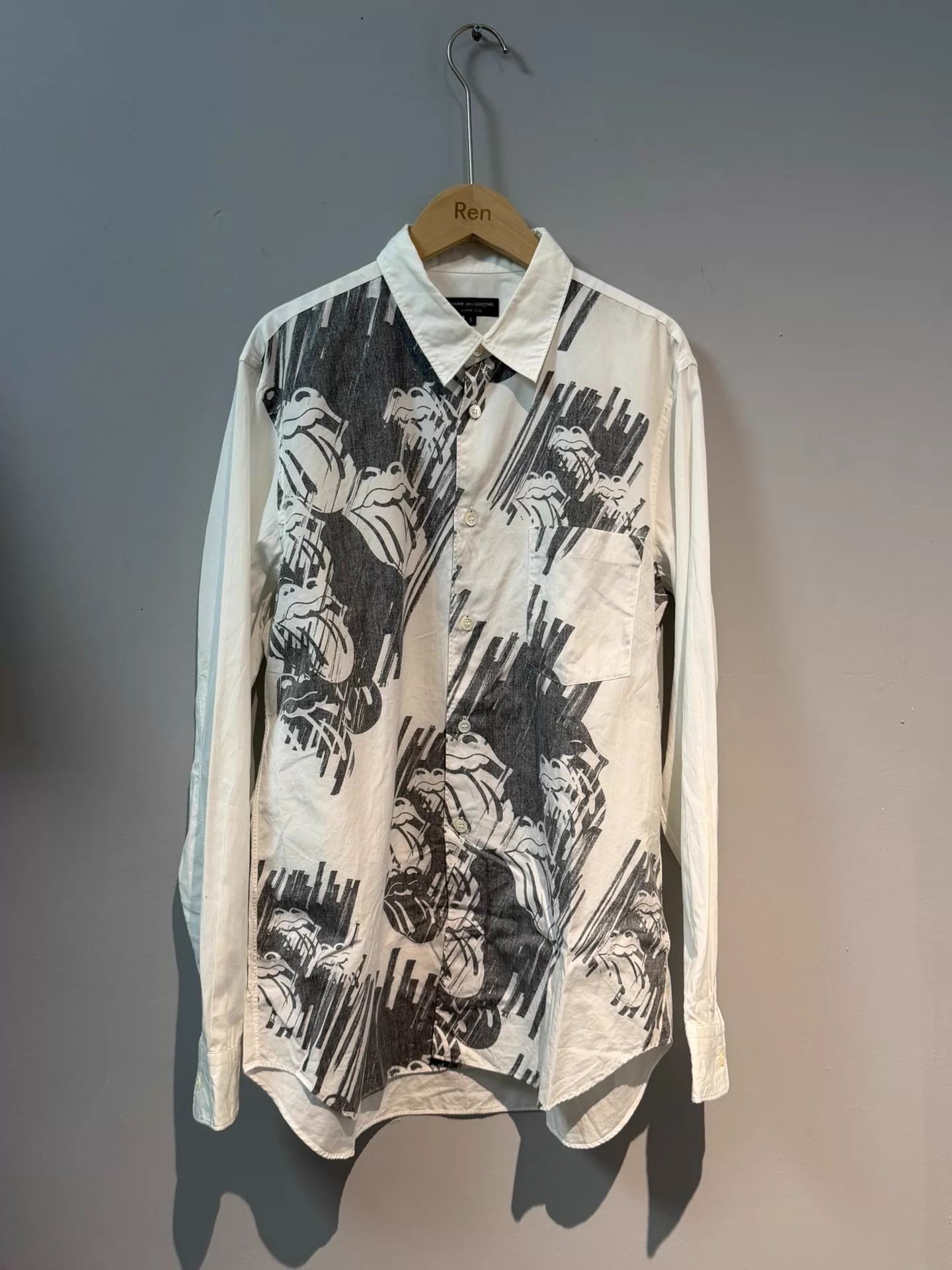 Comme des Garcons Comme des Garçons 06SS Rolling Stones Shirt S Black Size US S / EU 44-46 / 1 - 1 Thumbnail