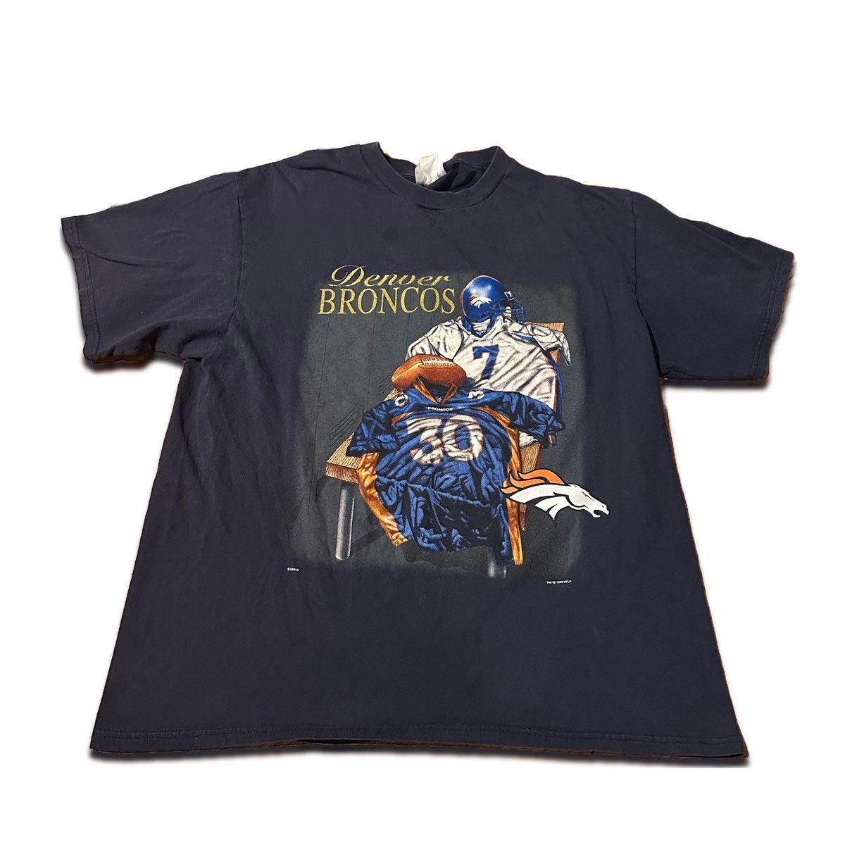NFL × Vintage Denver Broncos Vintage 1999 Locker Room Shirt Size US XL / EU 56 / 4 - 1 Thumbnail