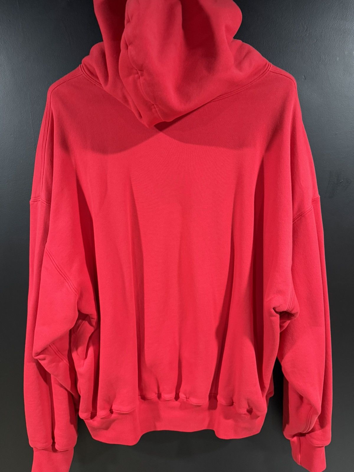 Gap × Yeezy Yeezy Gap Kanye West Red Double Layered Perfect Hoodie XXL Size US XXL / EU 58 / 5 - 6 Thumbnail