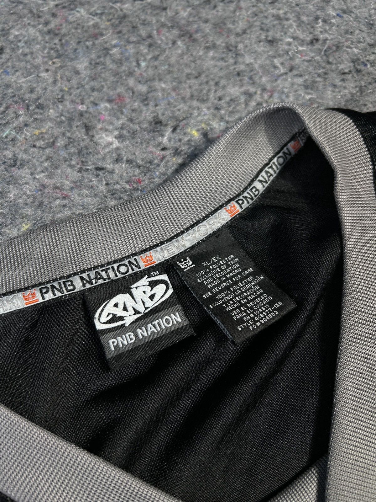 Vintage Y2K PNB Nation Hip Hop Baggy 84 Black Jersey XL