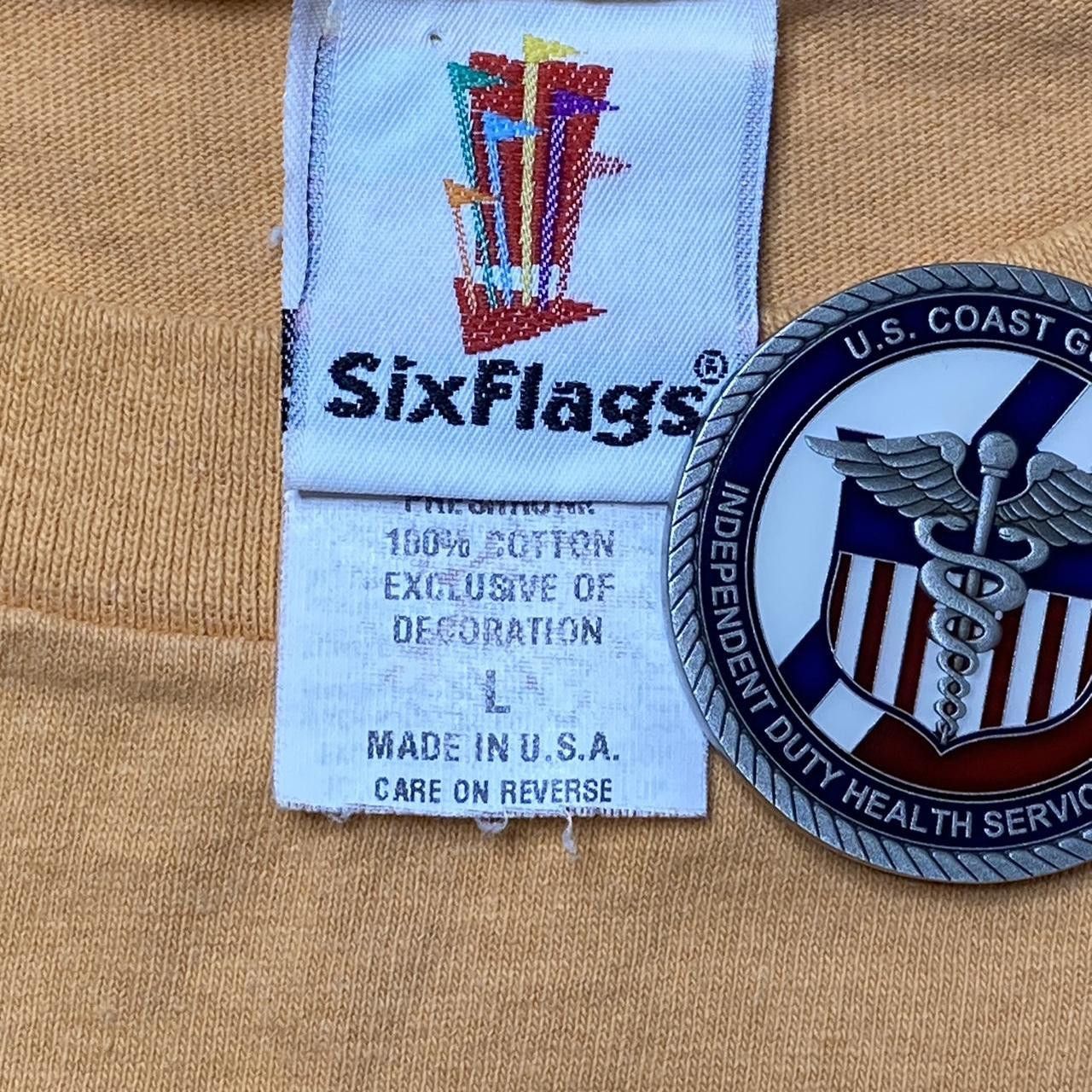 Other Vintage Six Flags, Swamp Water Jacks Orange Tee Size Large Size US L / EU 52-54 / 3 - 4 Thumbnail
