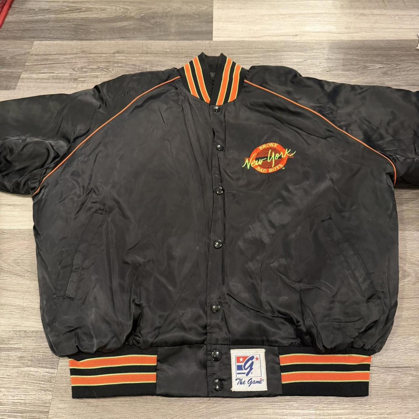 The Game Vintage Bronx New York bad boys bomber jacket 90s XL Size US XL / EU 56 / 4 - 4 Thumbnail