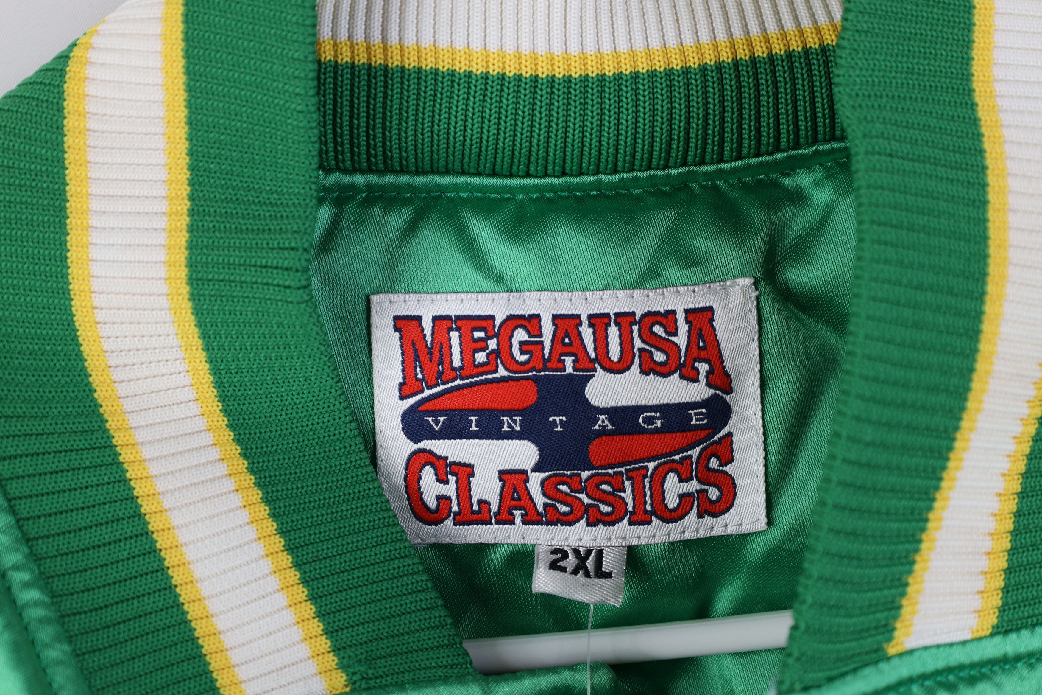 Vintage Deadstock Vintage 90s Y2K Basketball Satin Bomber Jacket Size US XXL / EU 58 / 5 - 7 Thumbnail