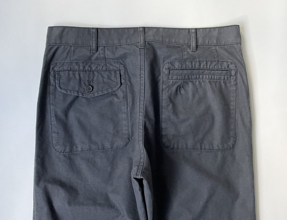 Comme des Garcons Homme A/W 09 Washed Gray Cotton Cargo Trousers Size US 32 / EU 48 - 10 Thumbnail